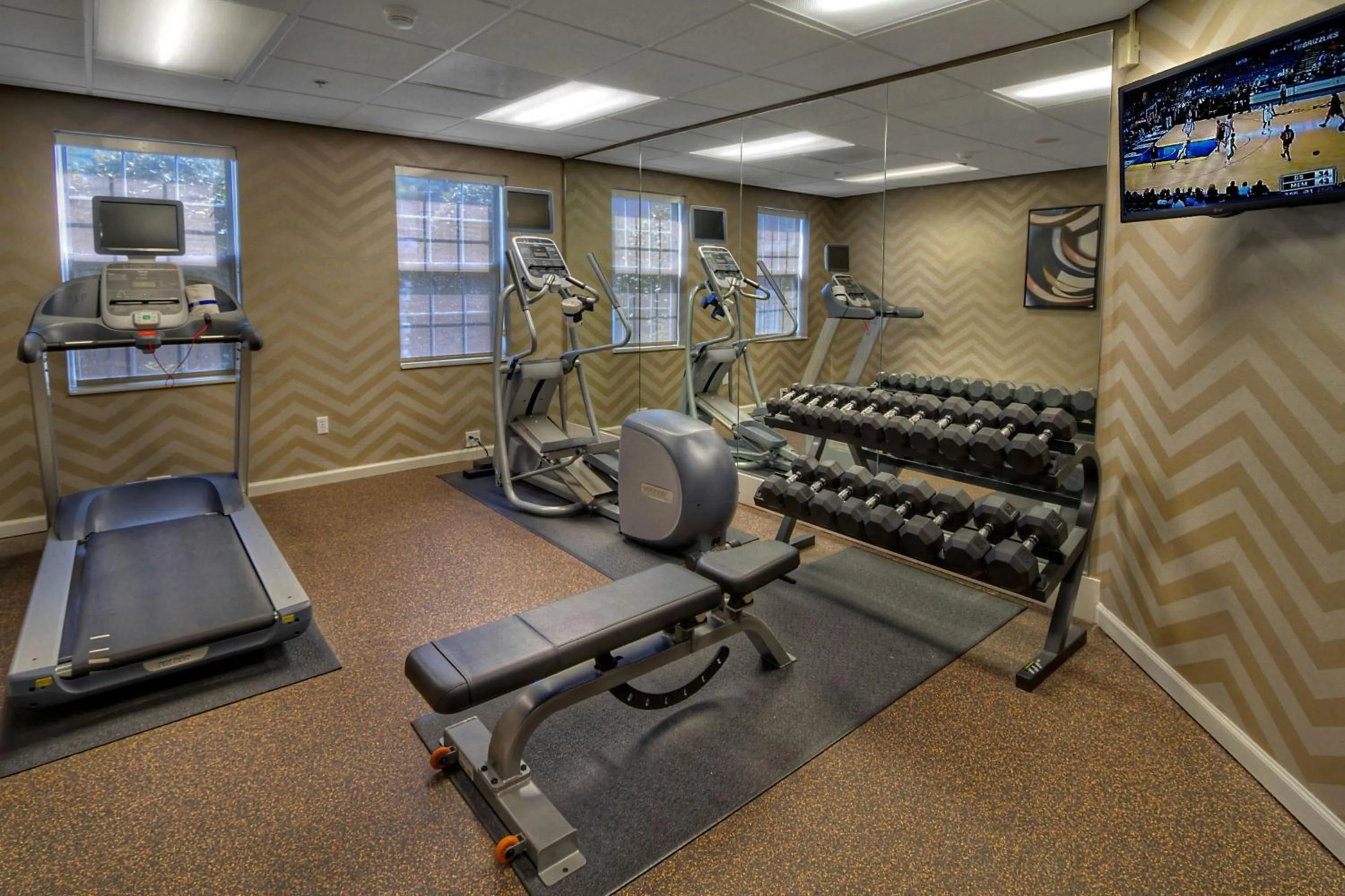 Fitness centre/facilities in Residence Inn Memphis Germantown
