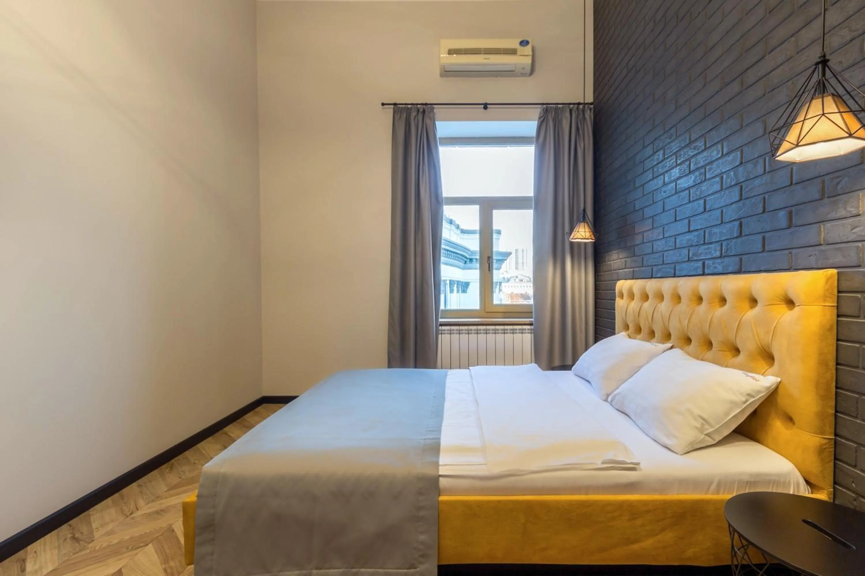 Bed in Idea Design Apart-Hotel Prorizna