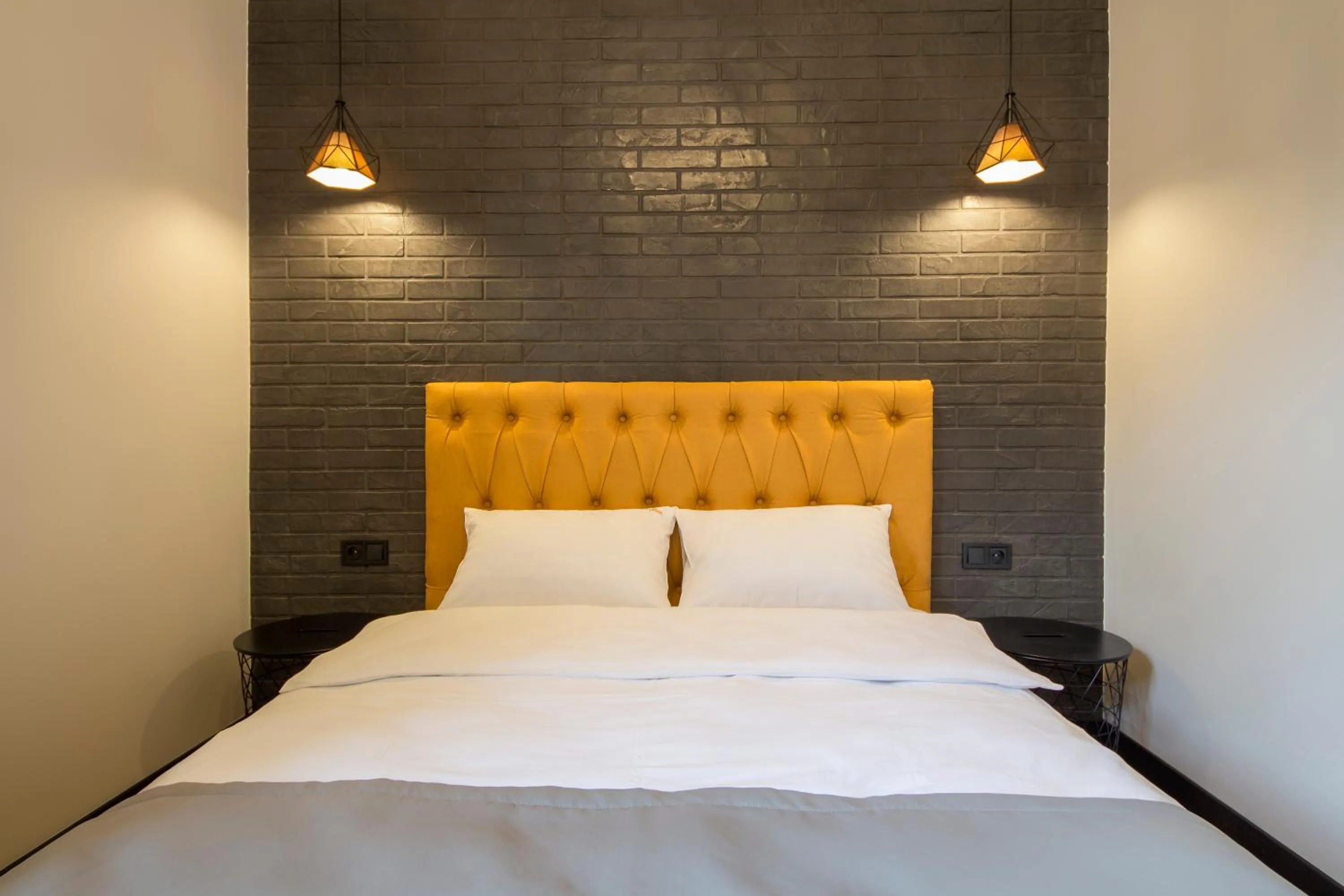 Bed in Idea Design Apart-Hotel Prorizna