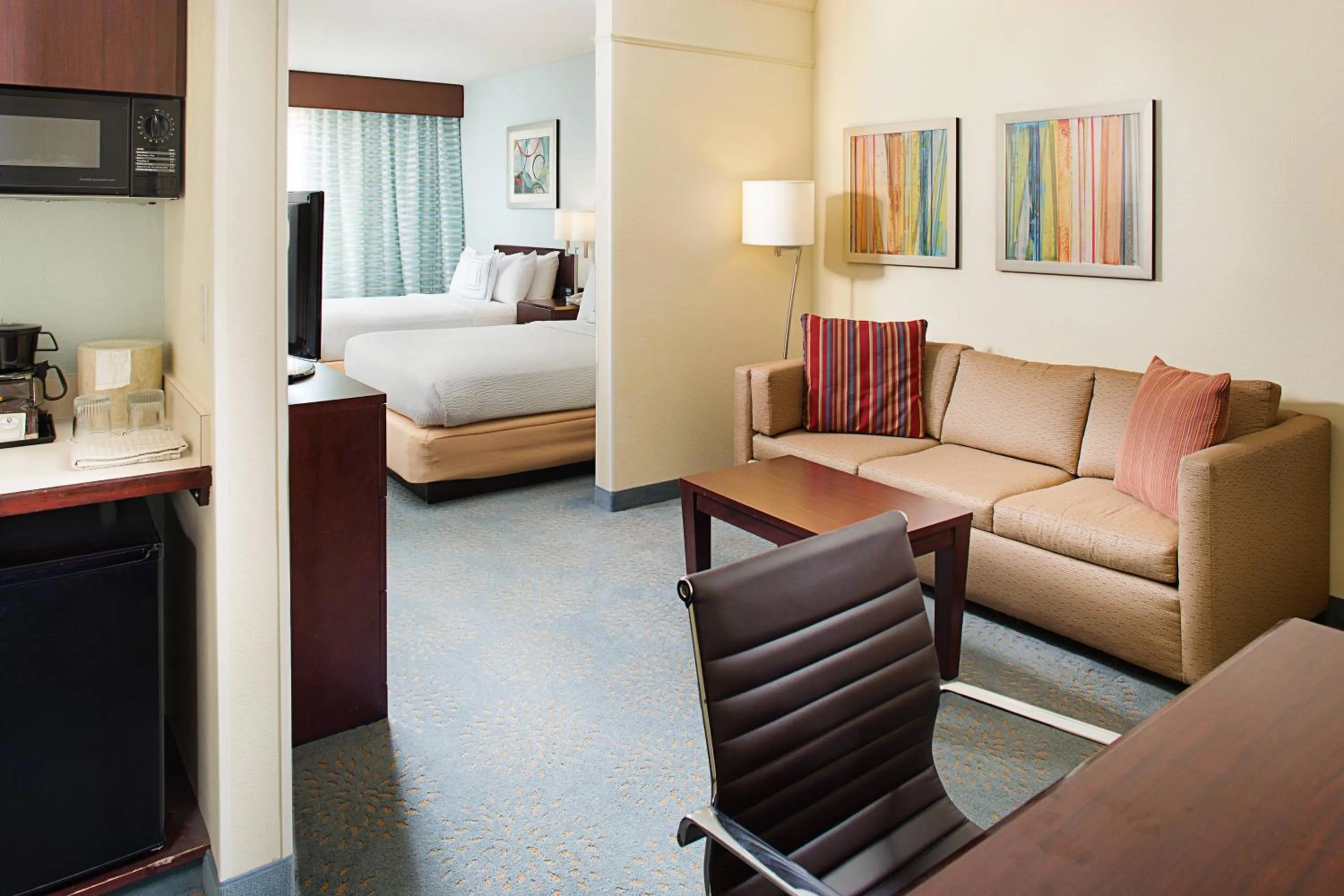 Photo of the whole room, Bed in SpringHill Suites Manchester-Boston Regional Airport
