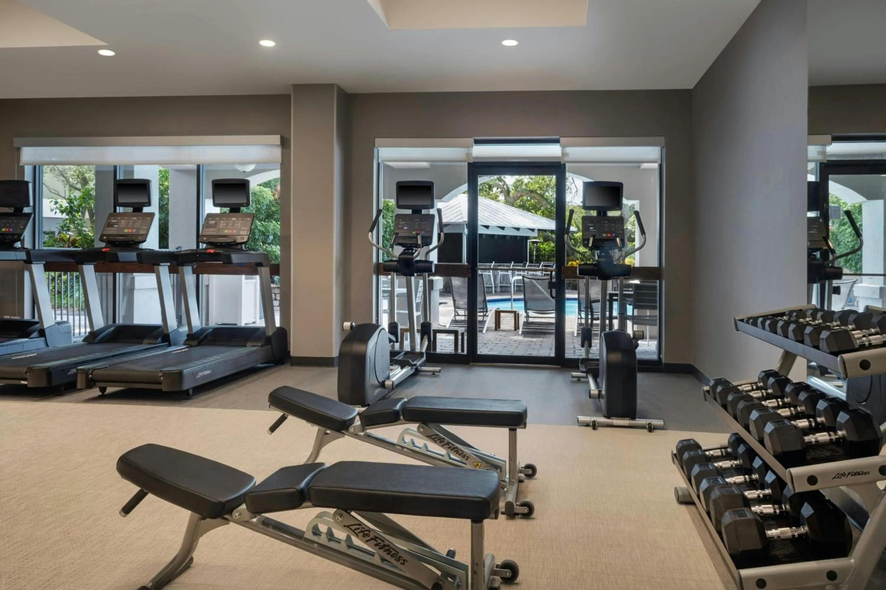 Fitness centre/facilities in Courtyard by Marriott Cocoa Beach Cape Canaveral