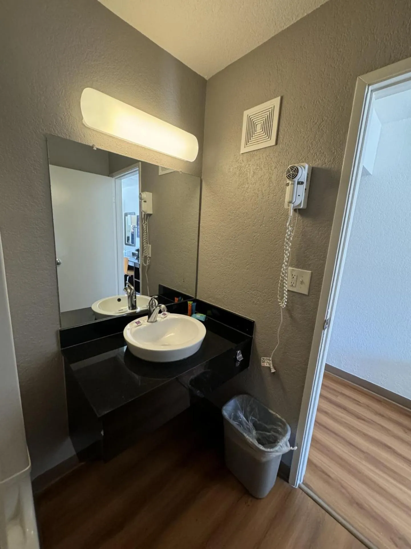 Shower in Motel 6-Stanton, CA- Anaheim West