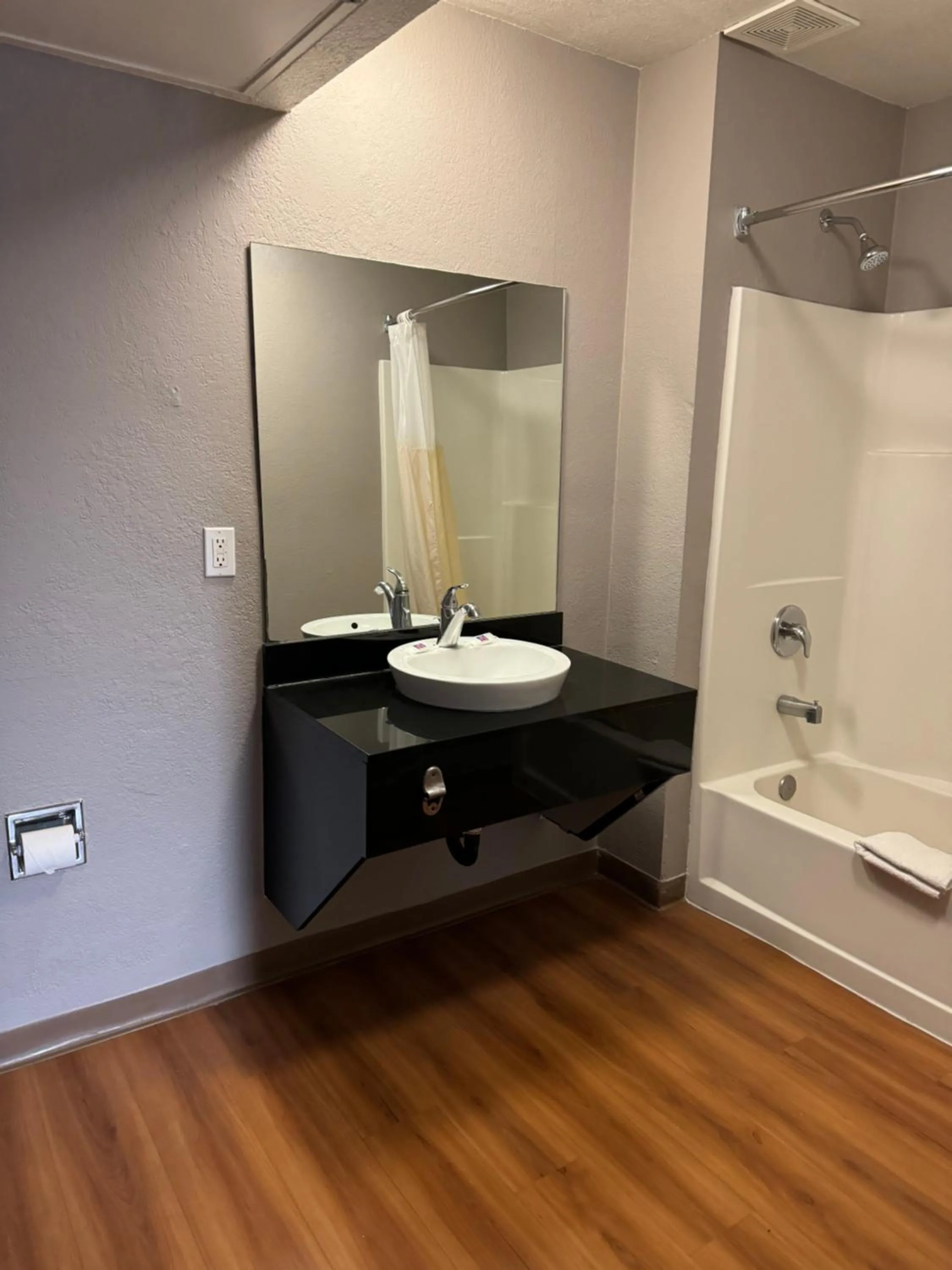 Bathroom in Motel 6-Stanton, CA- Anaheim West
