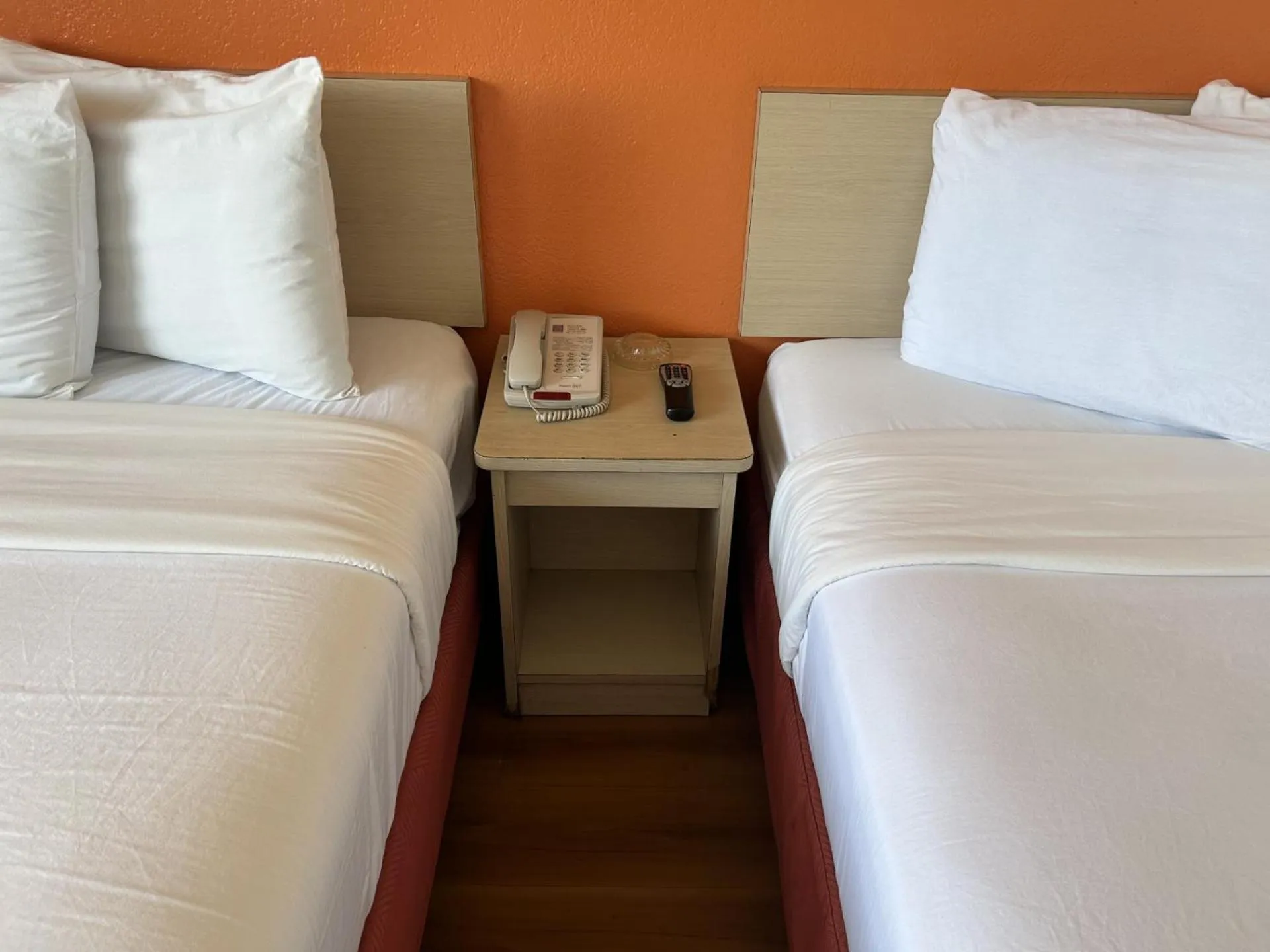 Bed in Motel 6-Stanton, CA- Anaheim West