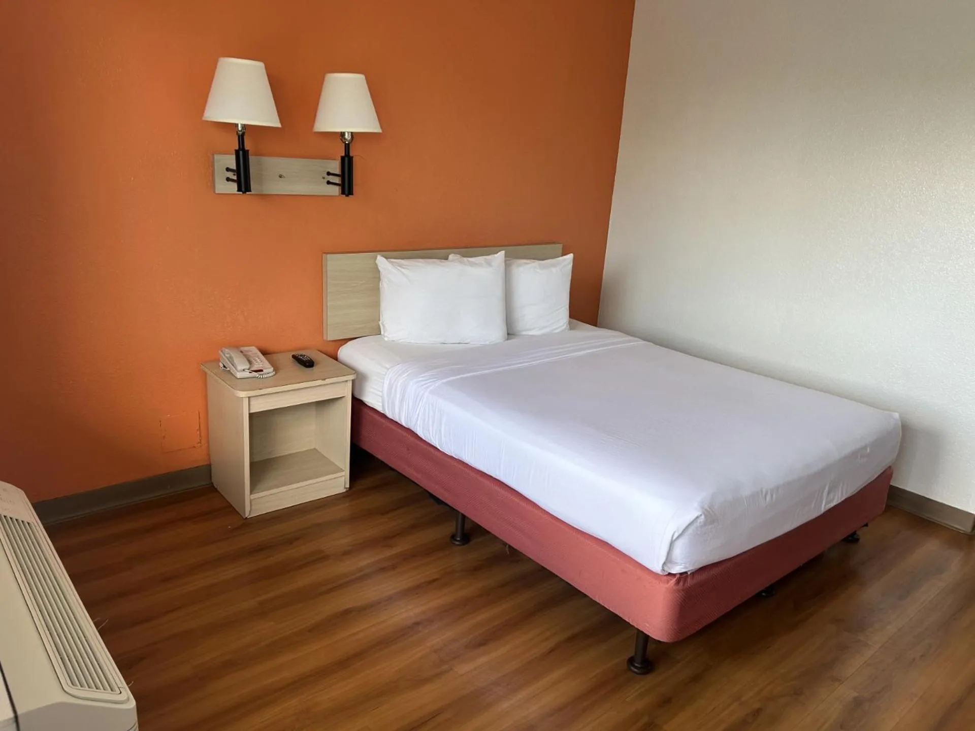 Bed in Motel 6-Stanton, CA- Anaheim West