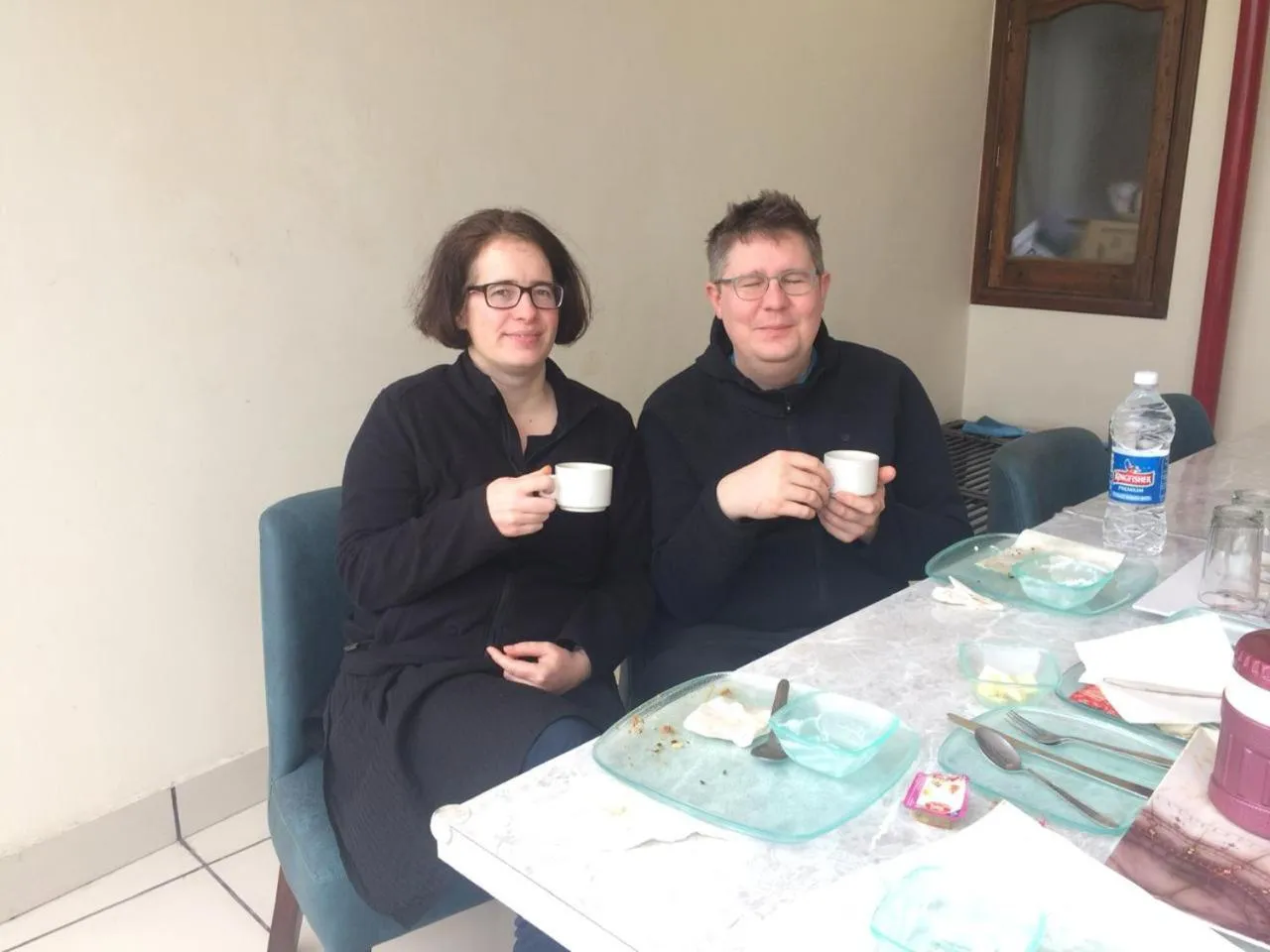 People in Hotel Malhotra inn 50 Meter from Golden Temple