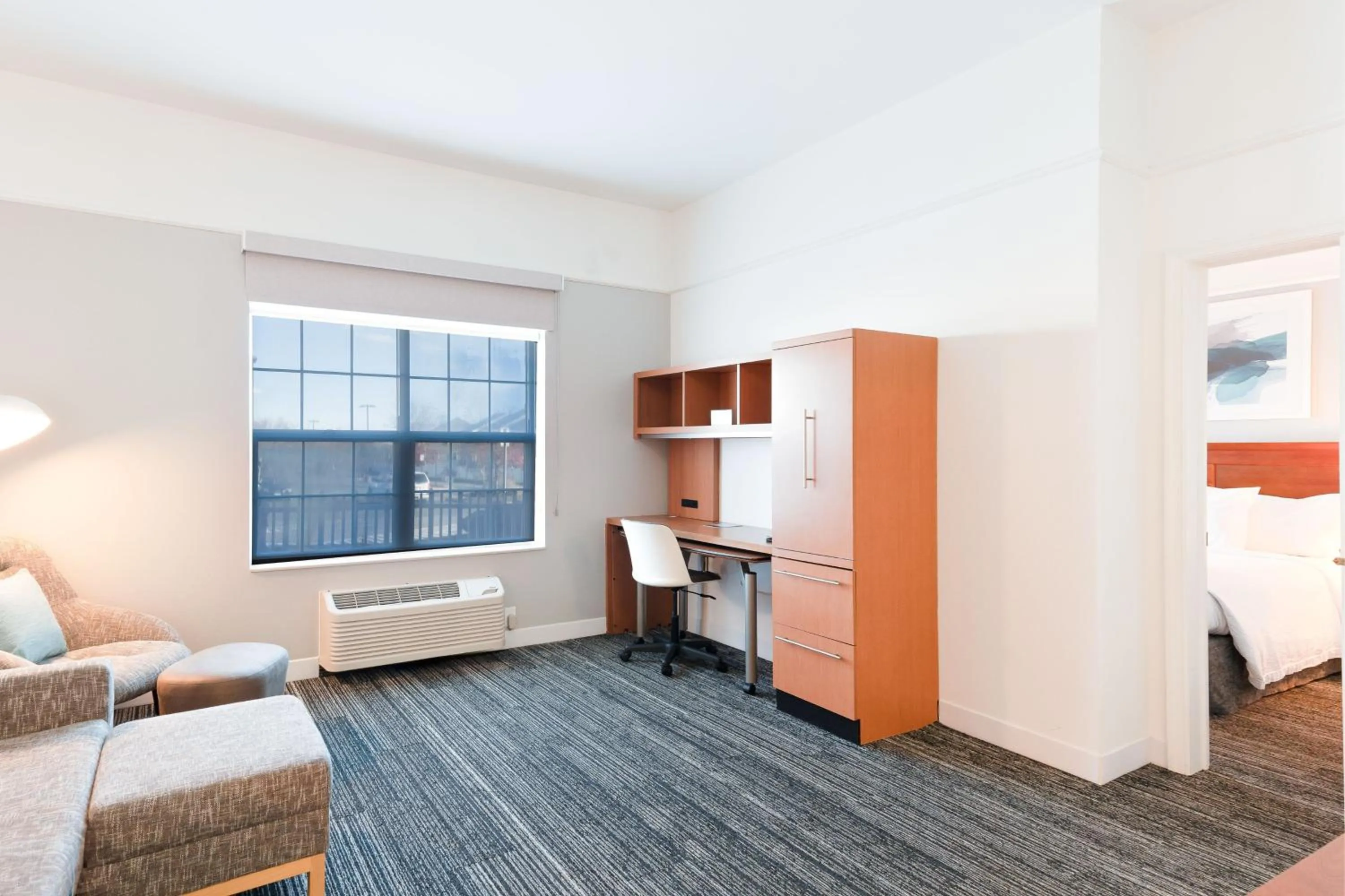 Bedroom, Bed in TownePlace Suites Stafford