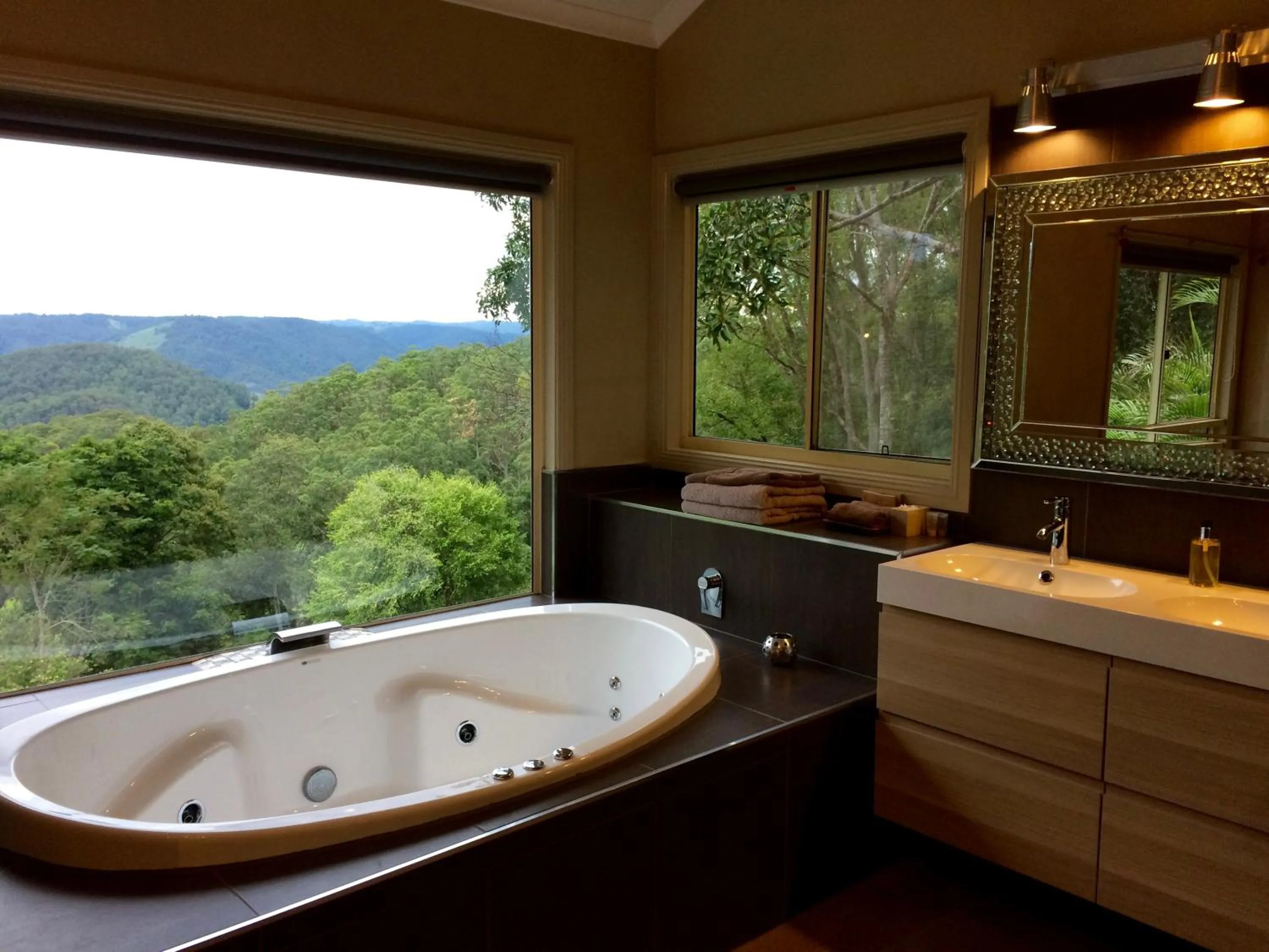 Bathroom in Maleny Luxury Cottages