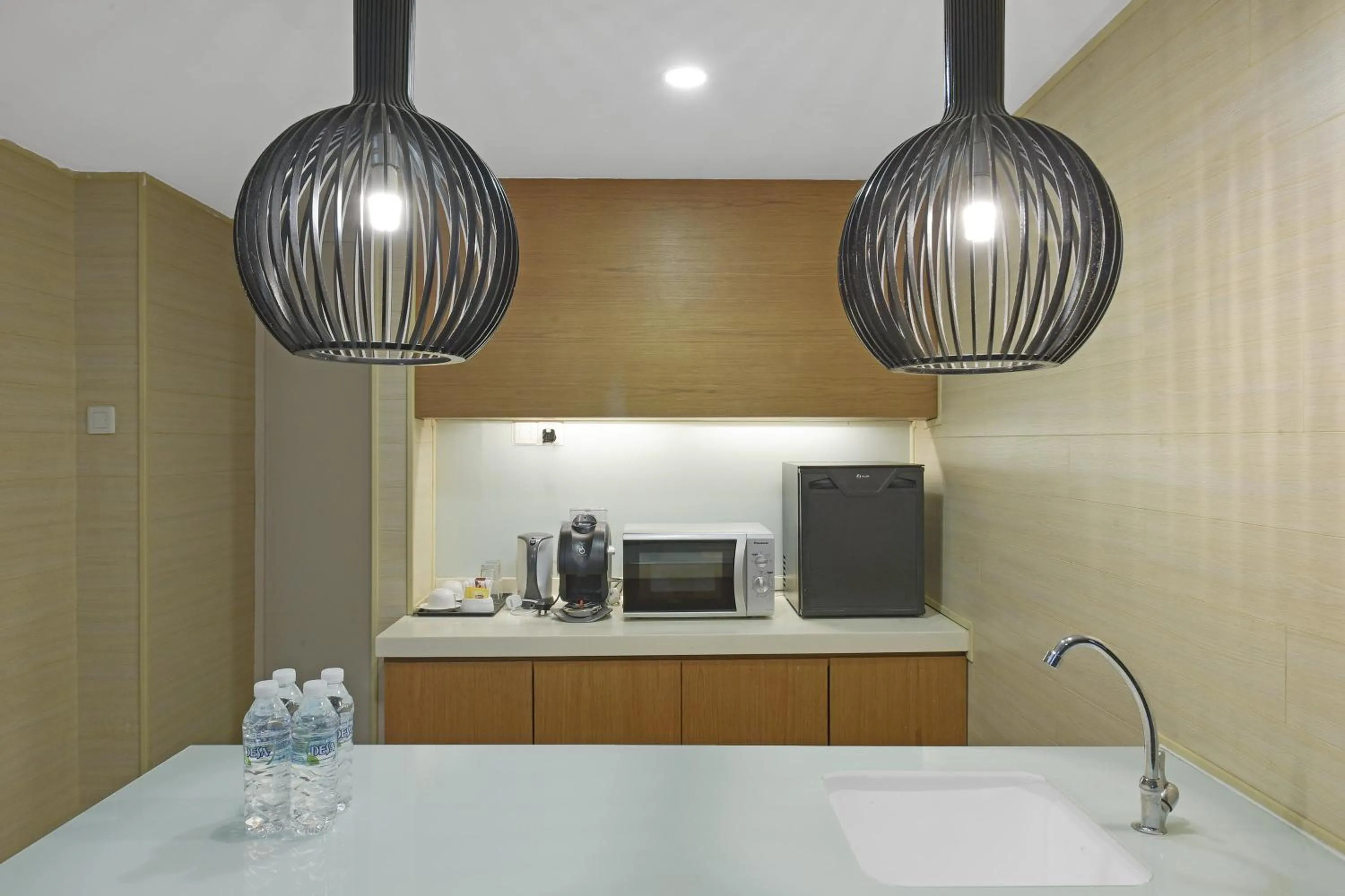 Kitchen or kitchenette in Sunday Hotel Subang