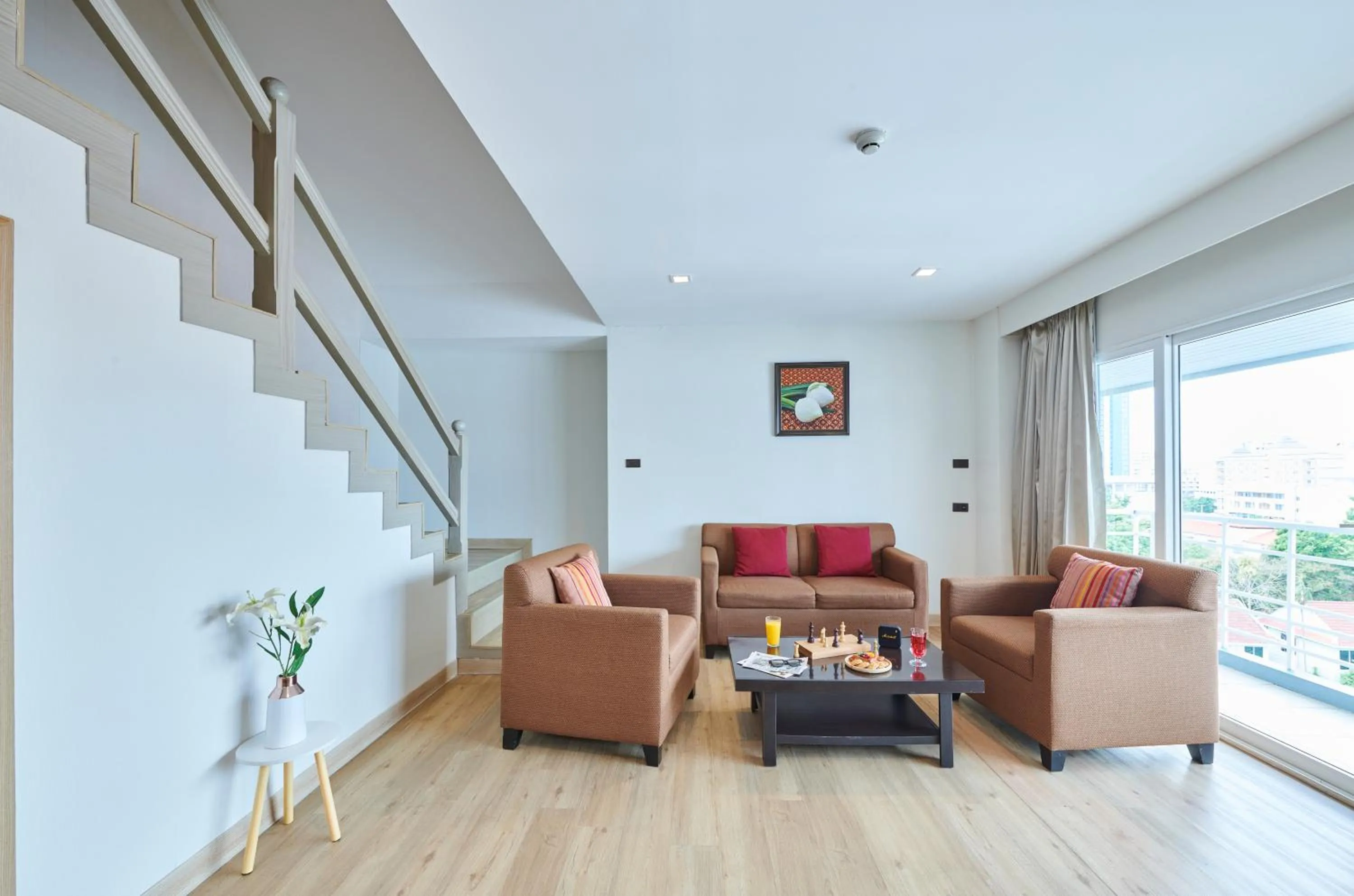 Living room in Adelphi Pattaya