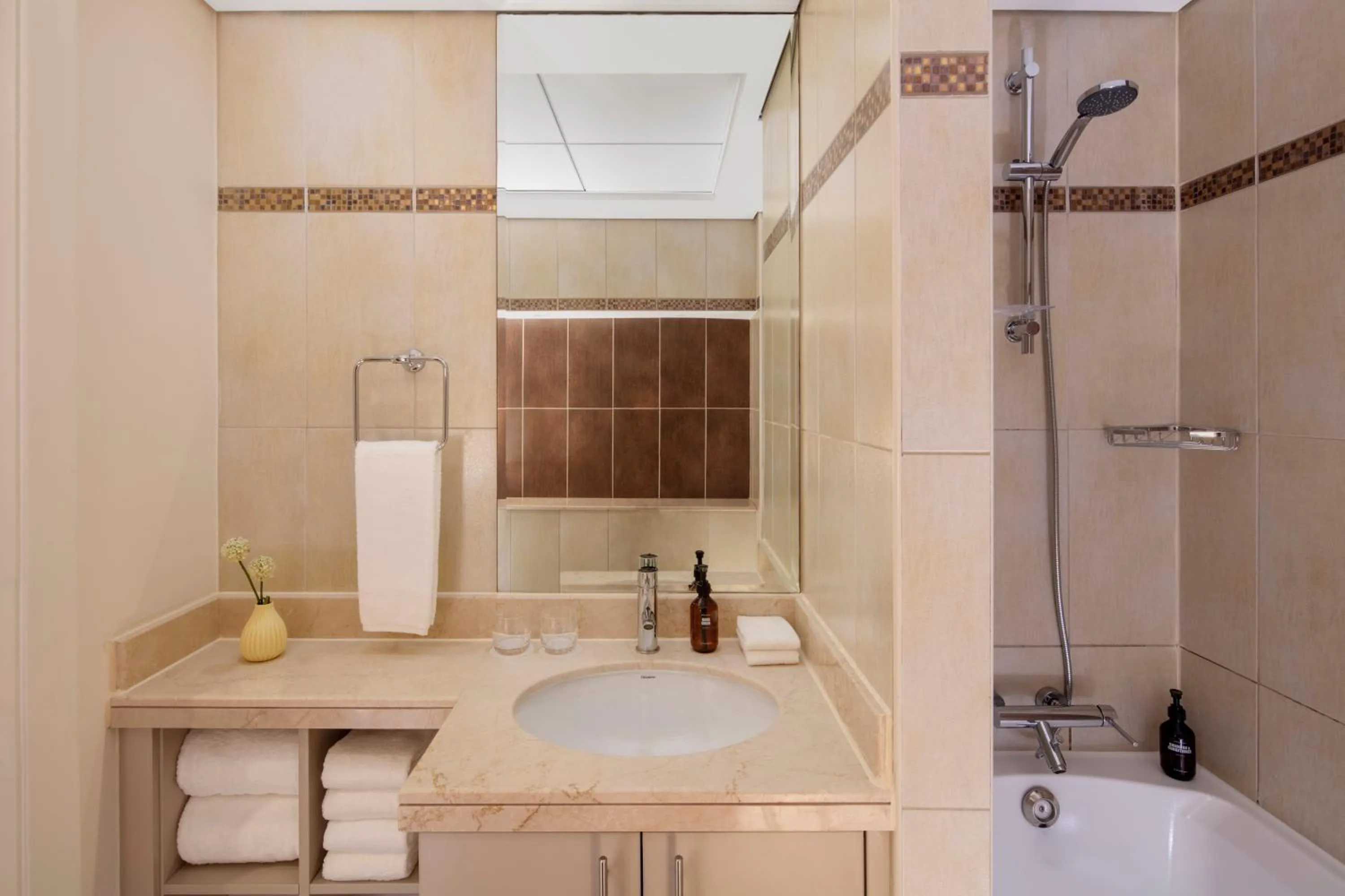 Bathroom in Staybridge Suites Dubai Internet City by IHG