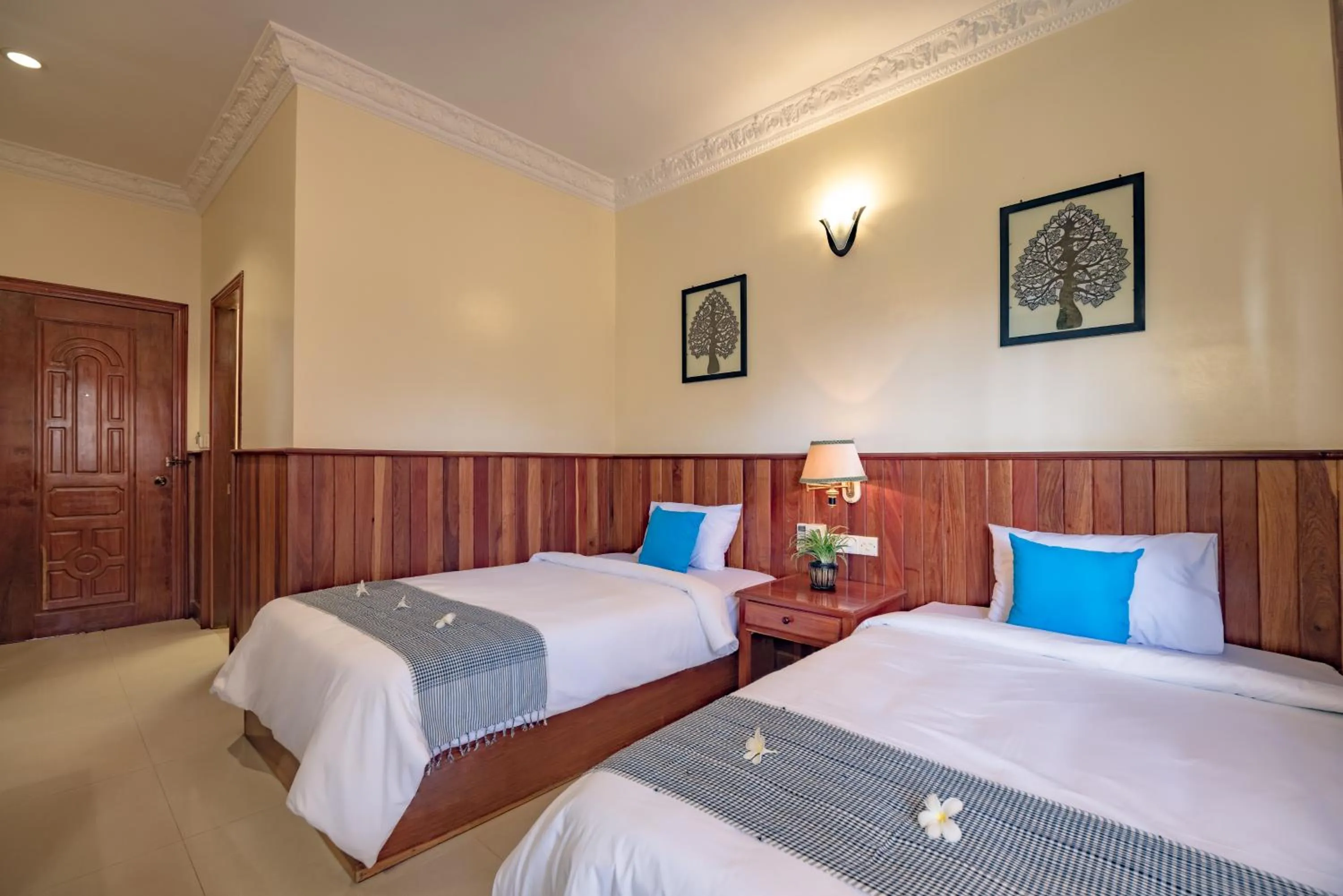 Photo of the whole room, Bed in The Siem Reap Chilled Backpacker