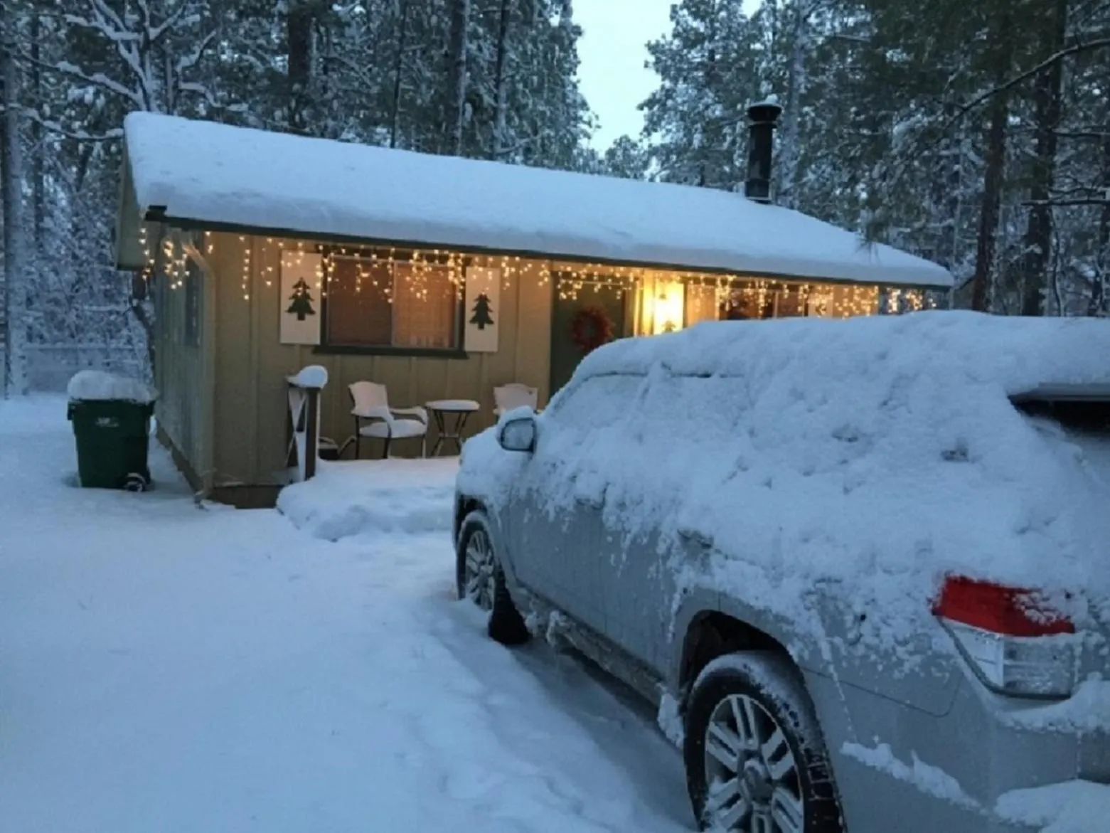 Winter in Adair Springs Cabin