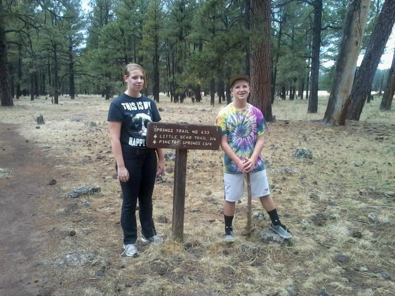 Hiking in Adair Springs Cabin