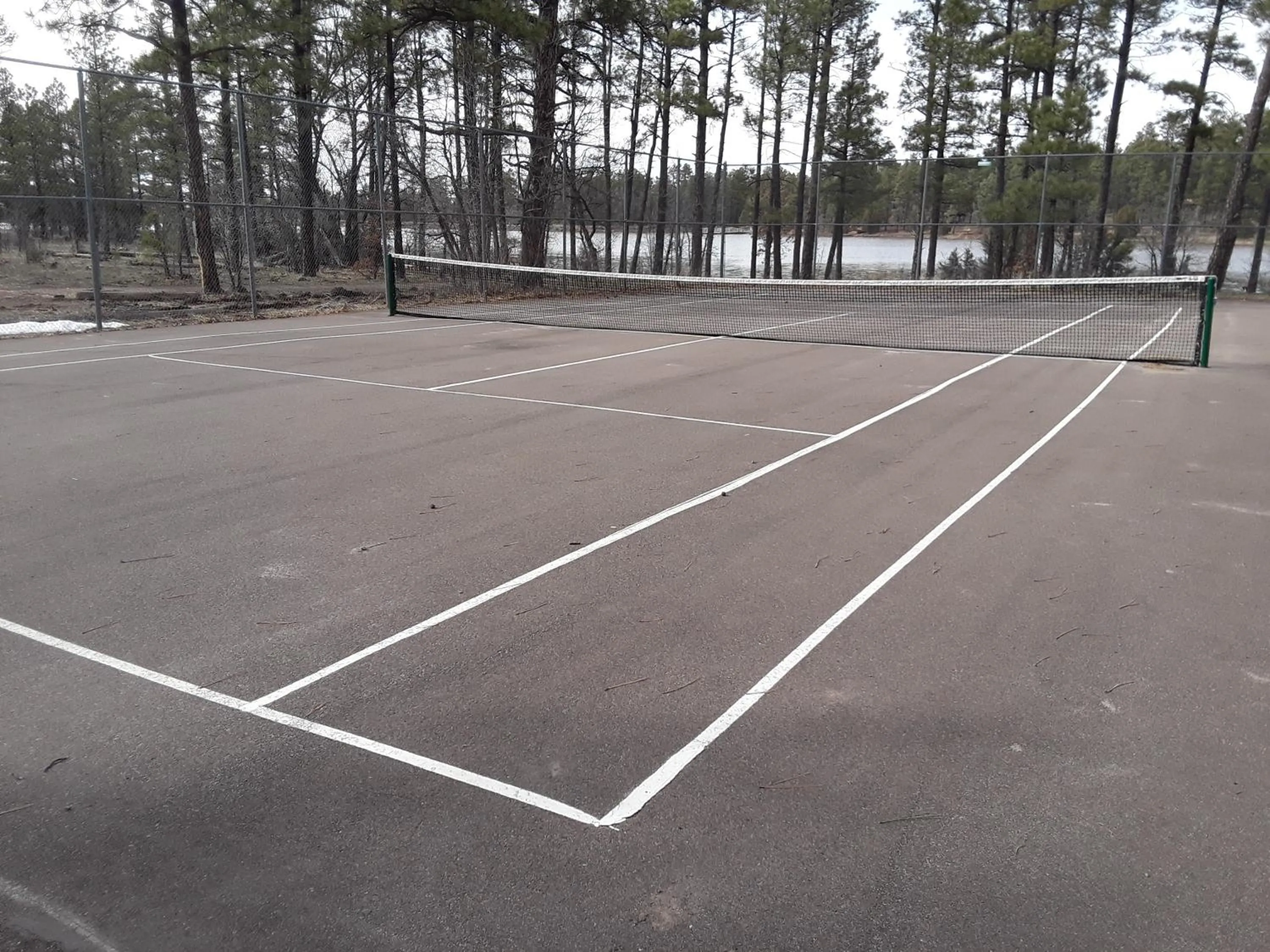 Tennis court in Adair Springs Cabin