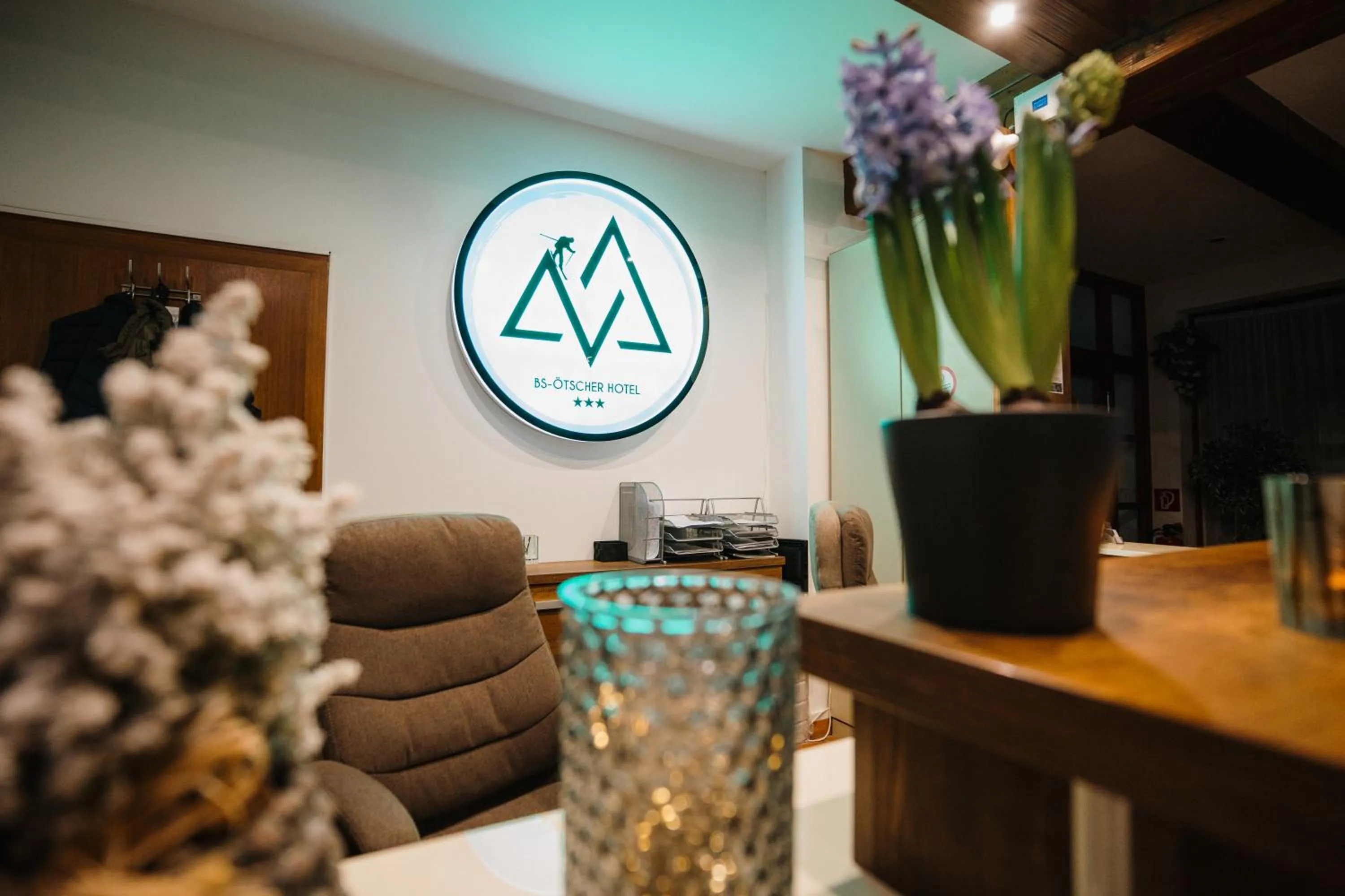 Lobby or reception in BS-Ötscher Hotel