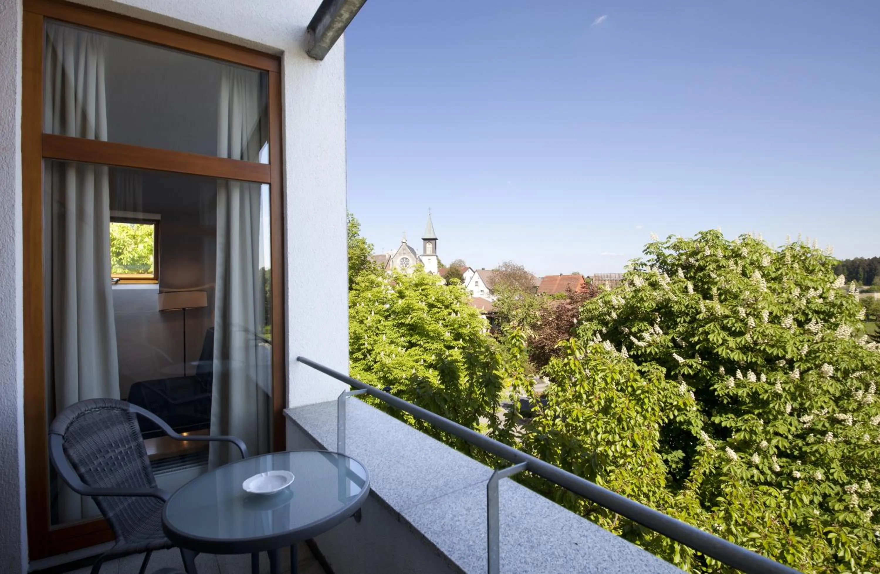 Balcony/Terrace in Romantik Hotel Johanniter-Kreuz
