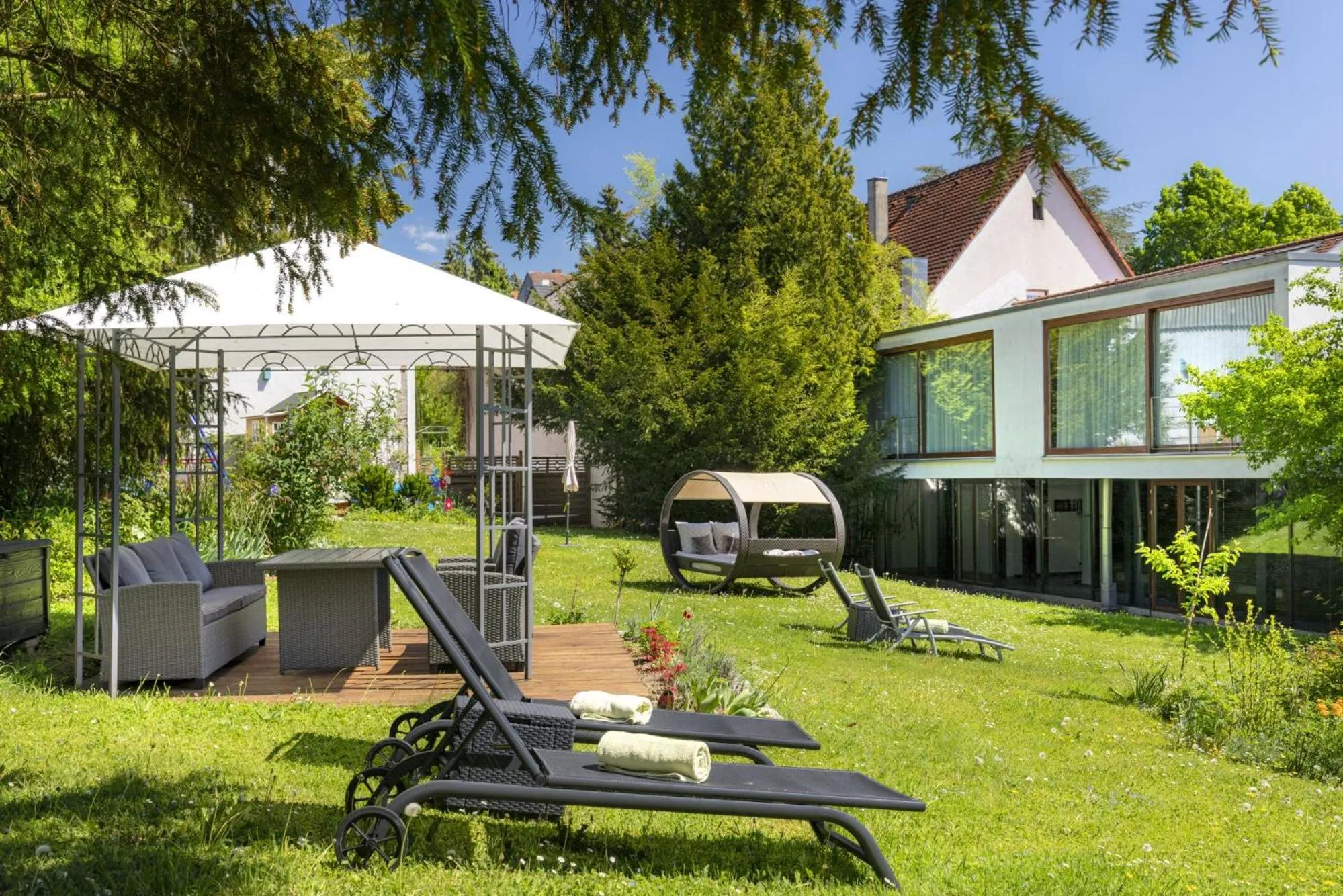 Garden in Romantik Hotel Johanniter-Kreuz