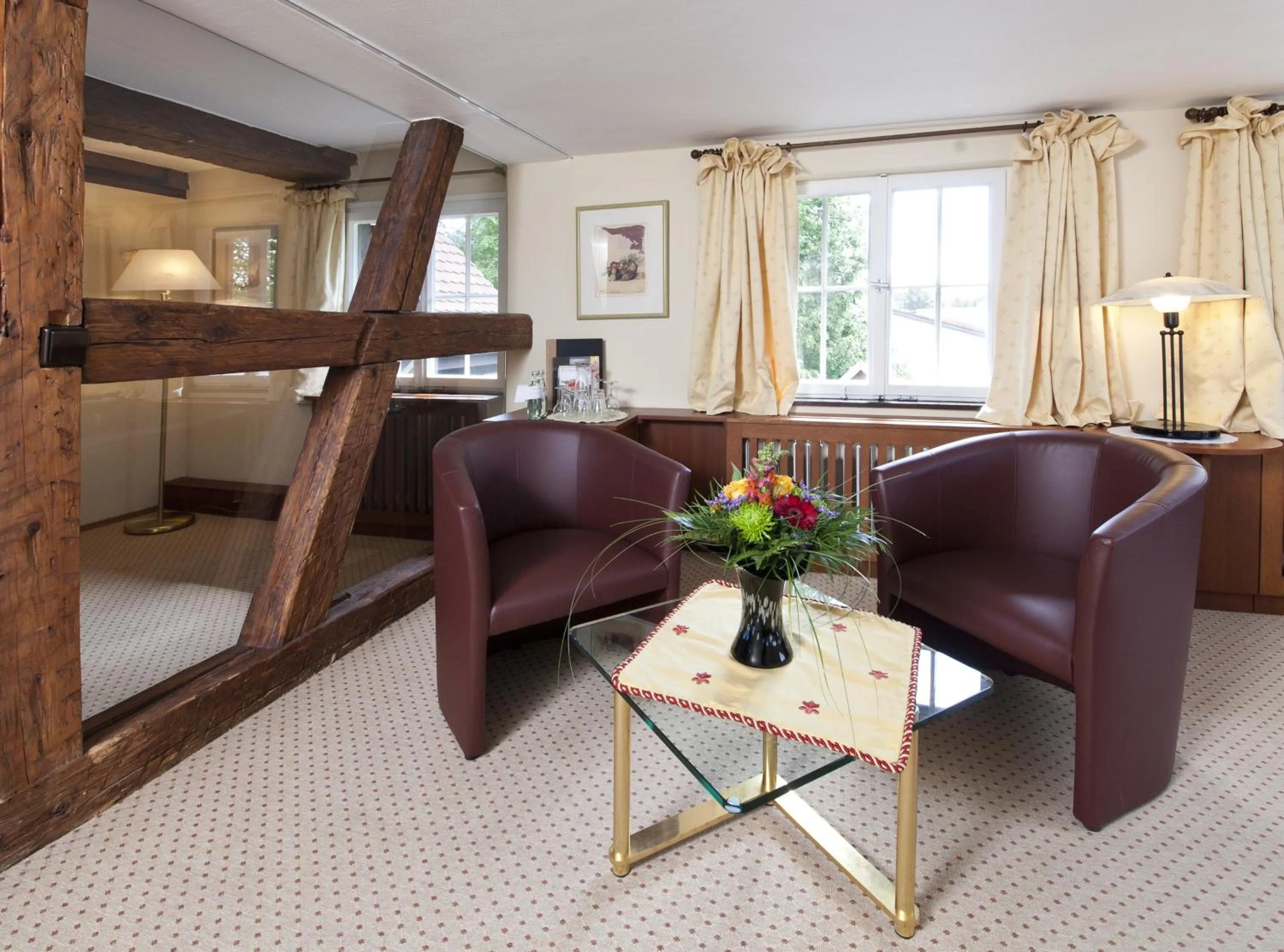 Living room in Romantik Hotel Johanniter-Kreuz