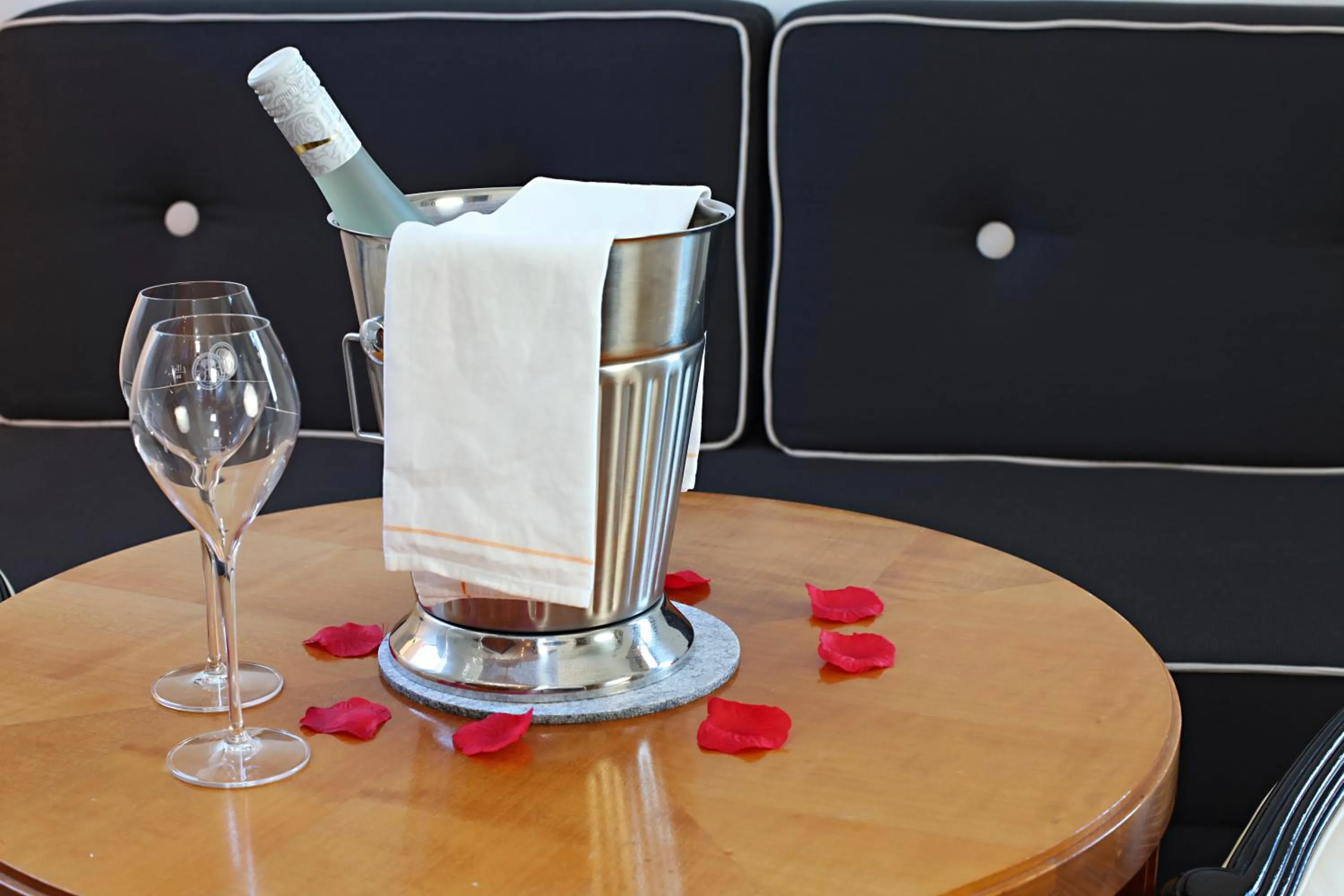 Living room in Romantik Hotel Johanniter-Kreuz