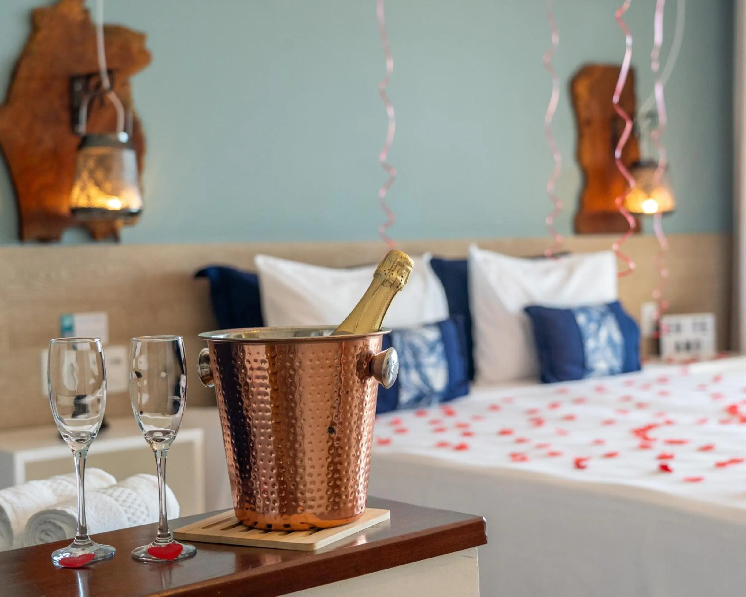 Bed in Pousada Dona Moça