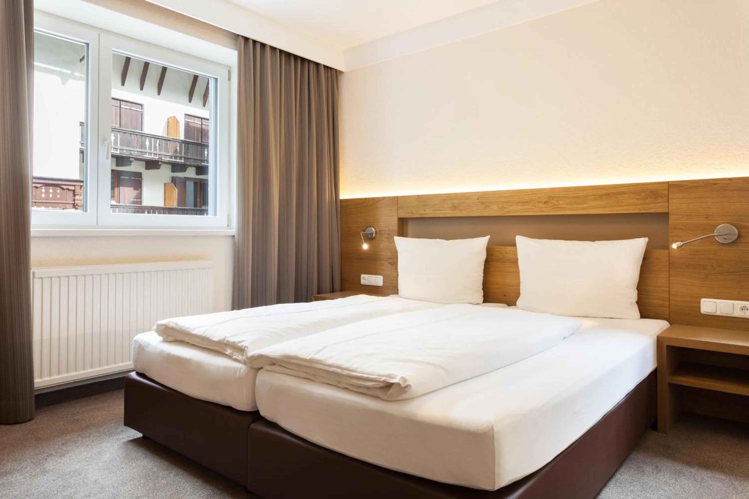 Bed in Hotel Rundeck