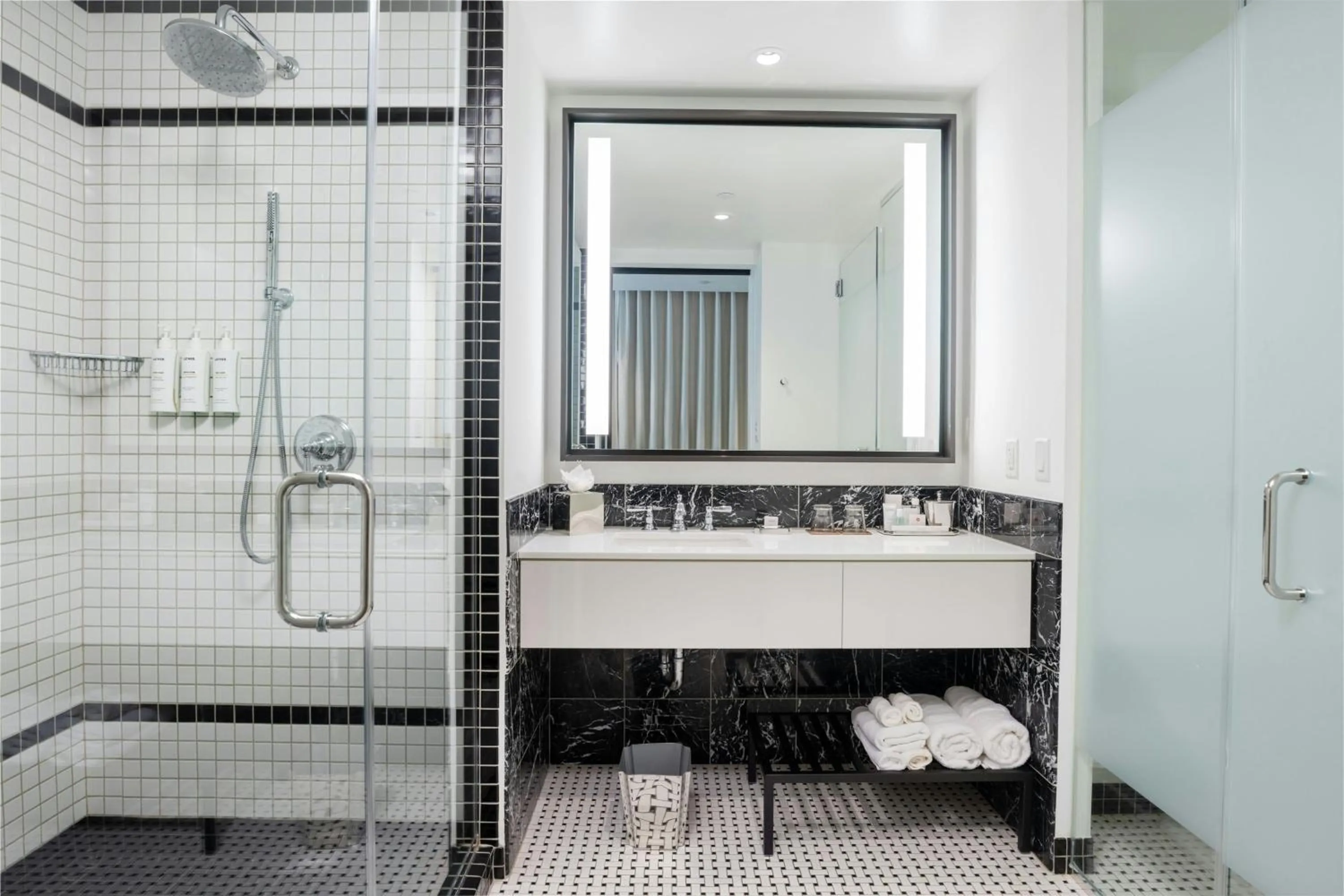 Bathroom in The Laura Hotel, Houston Downtown, Autograph Collection