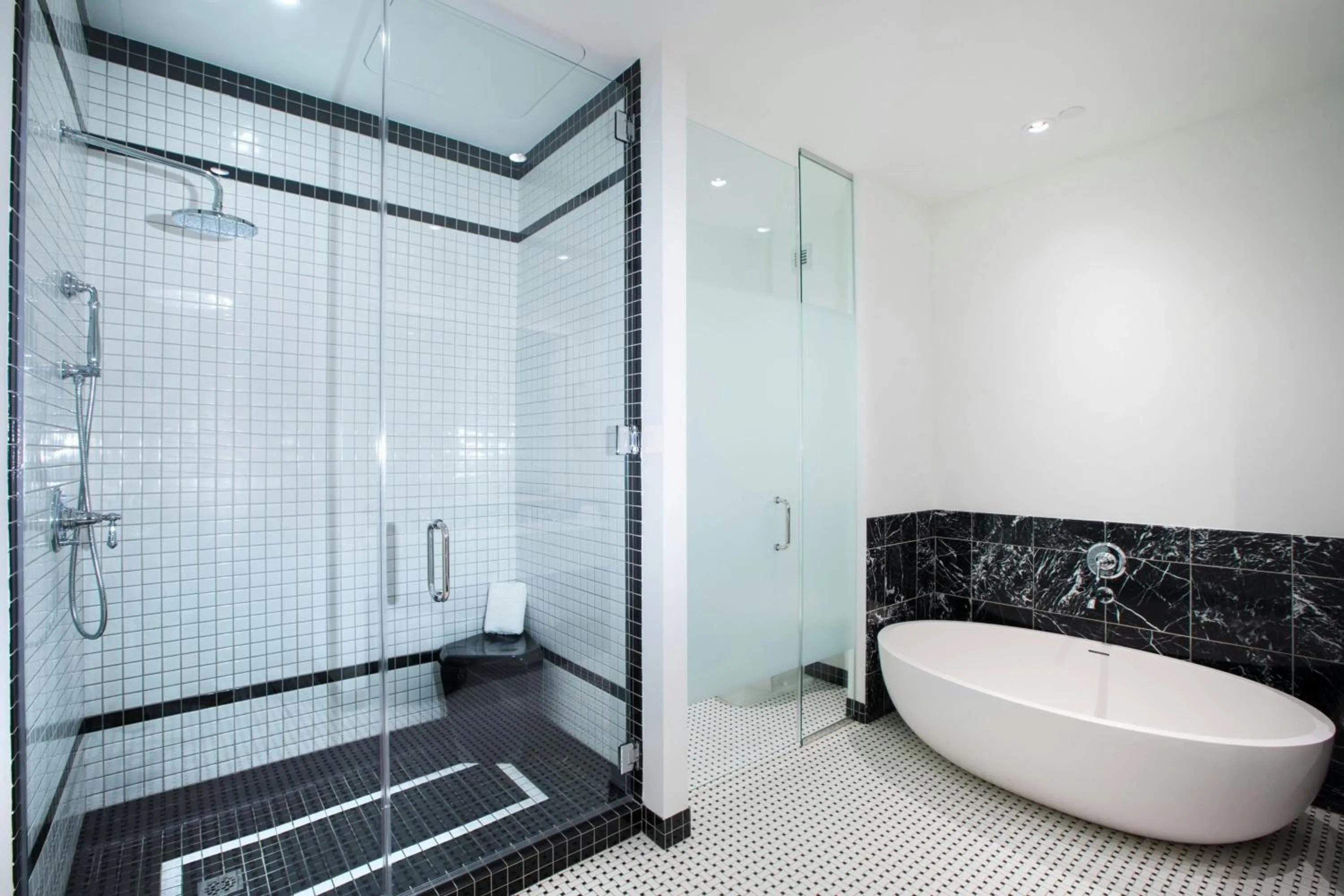 Bathroom in The Laura Hotel, Houston Downtown, Autograph Collection