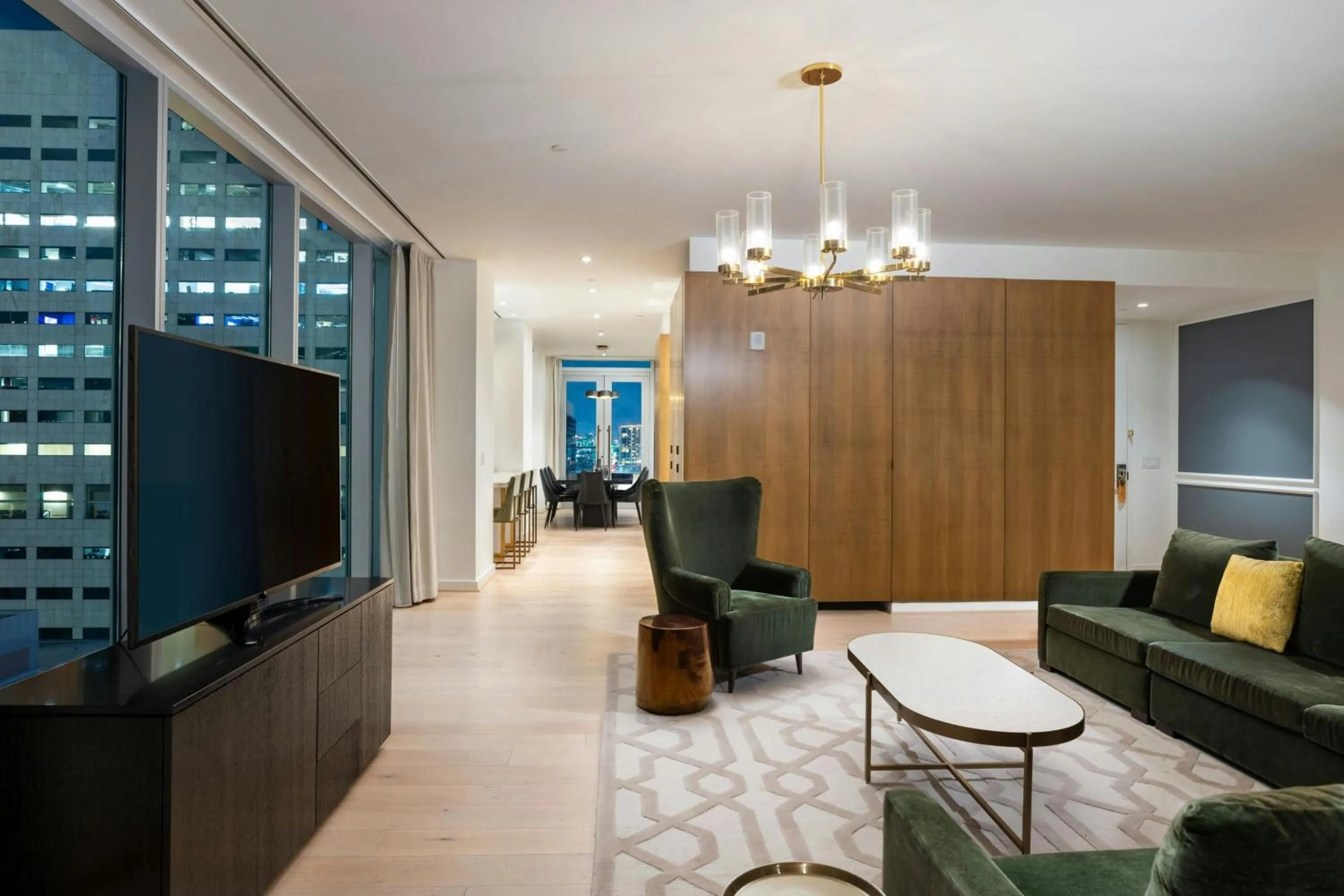 Living room in The Laura Hotel, Houston Downtown, Autograph Collection