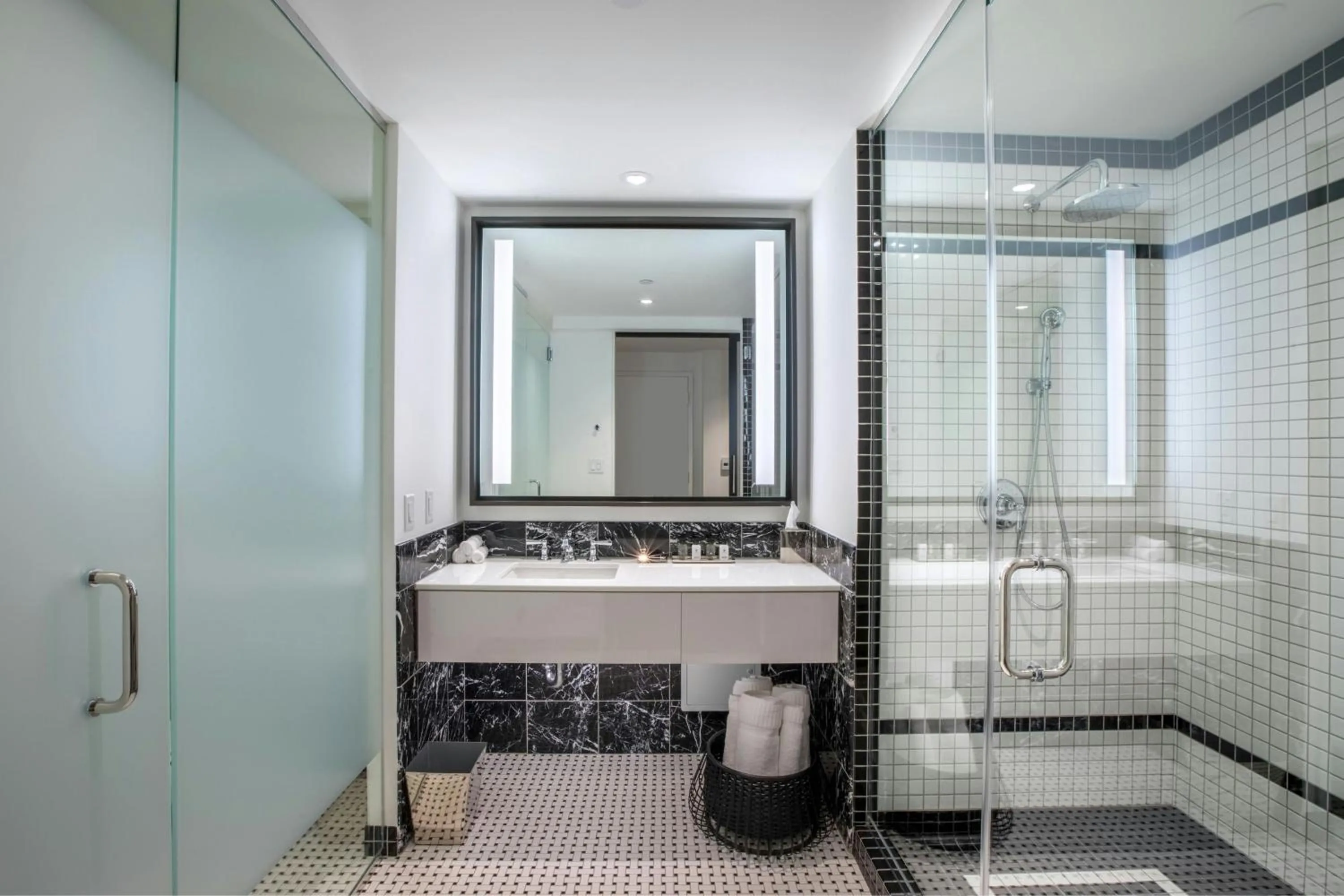 Bathroom in The Laura Hotel, Houston Downtown, Autograph Collection