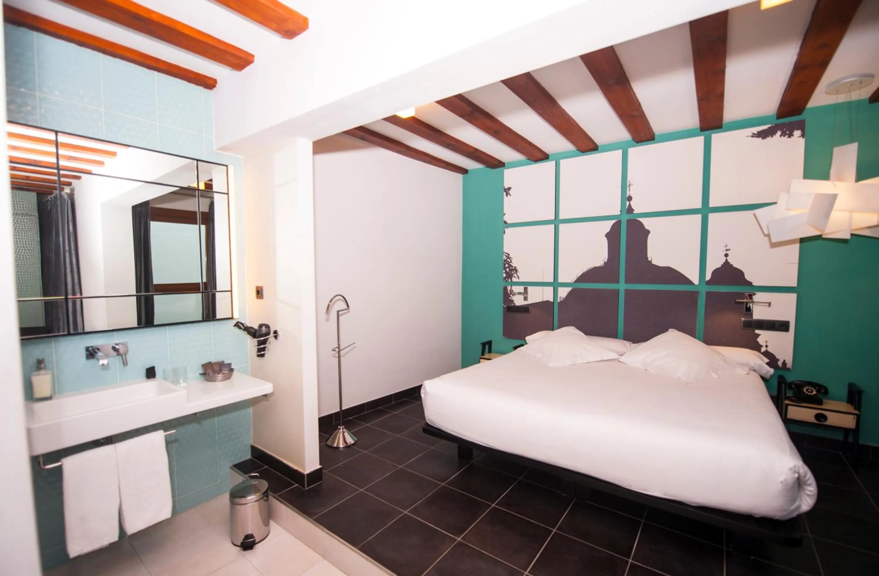 Bed in Posada del León de Oro Boutique Hotel