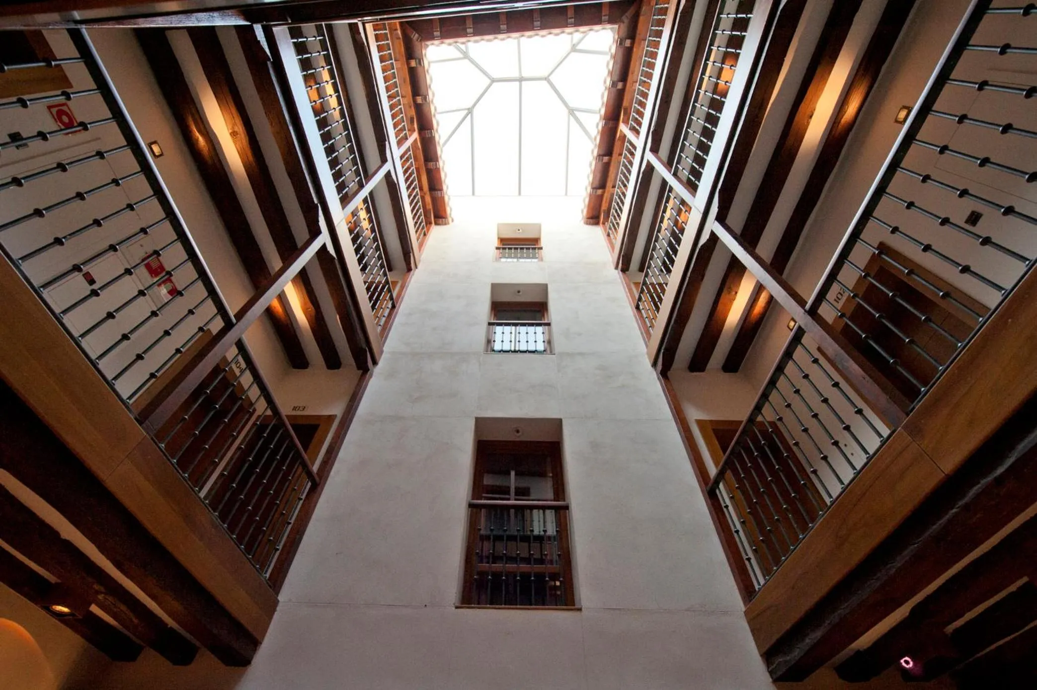 Patio in Posada del León de Oro Boutique Hotel