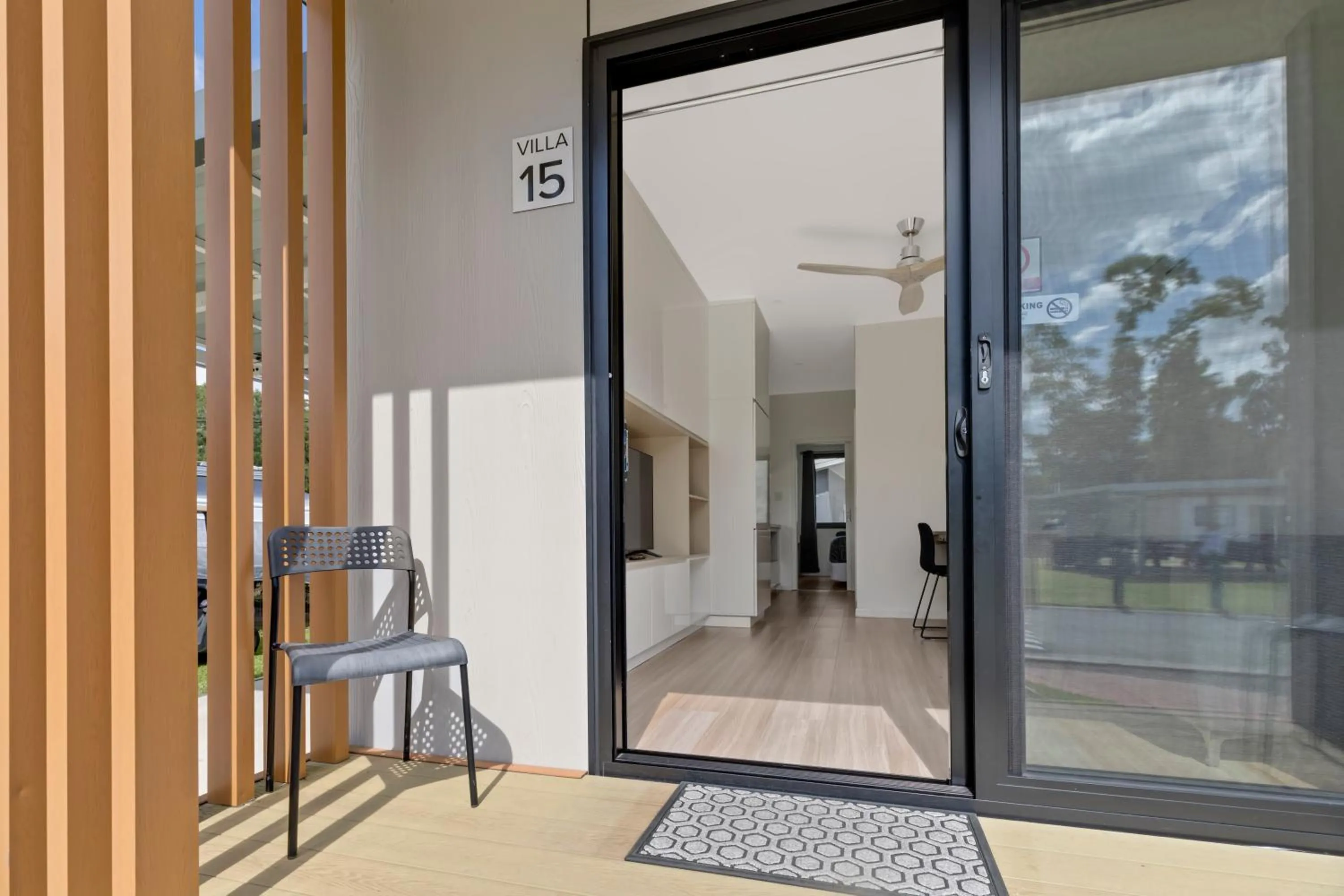 Patio in Yandina Caravan Park