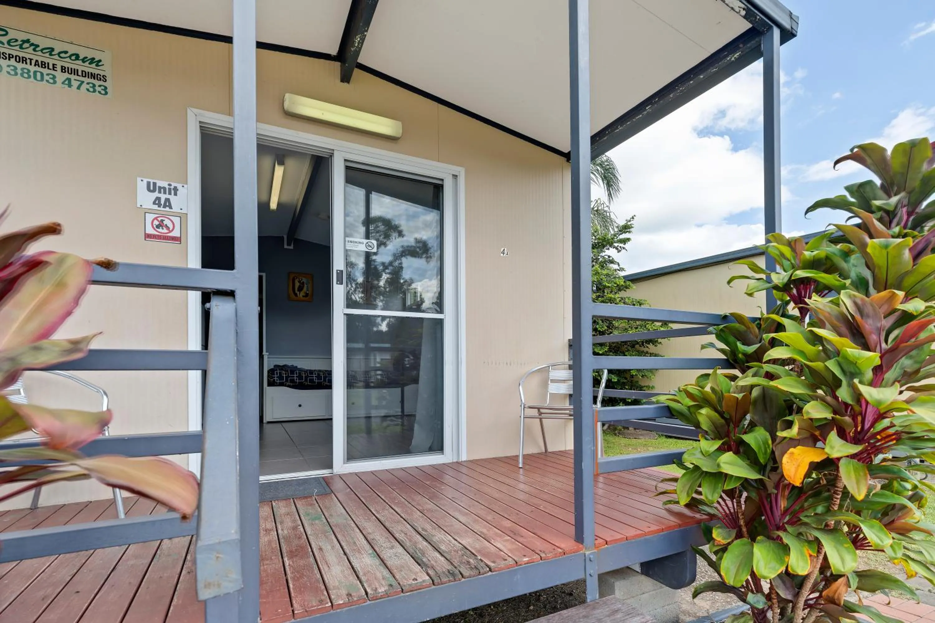 Patio in Yandina Caravan Park