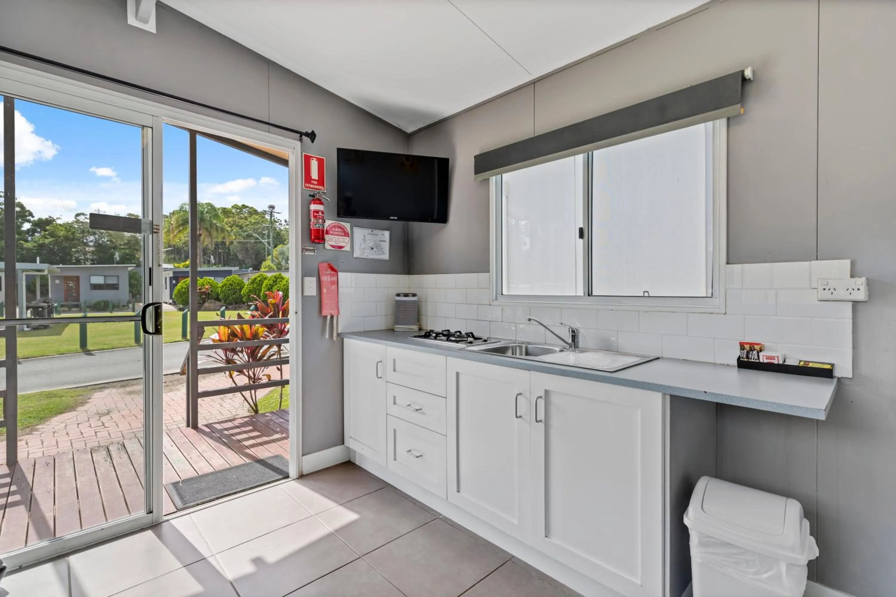 Balcony/Terrace in Yandina Caravan Park