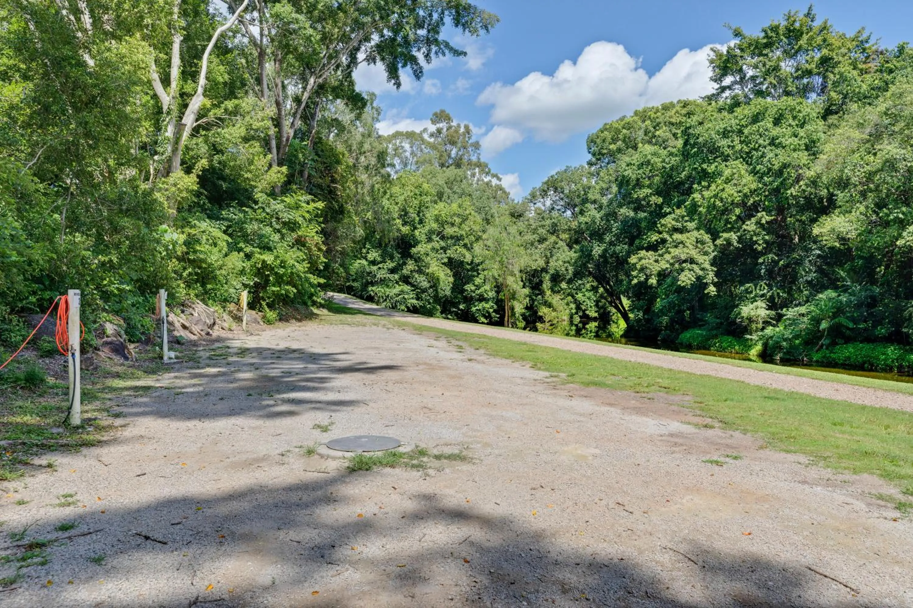 Natural landscape in Yandina Caravan Park