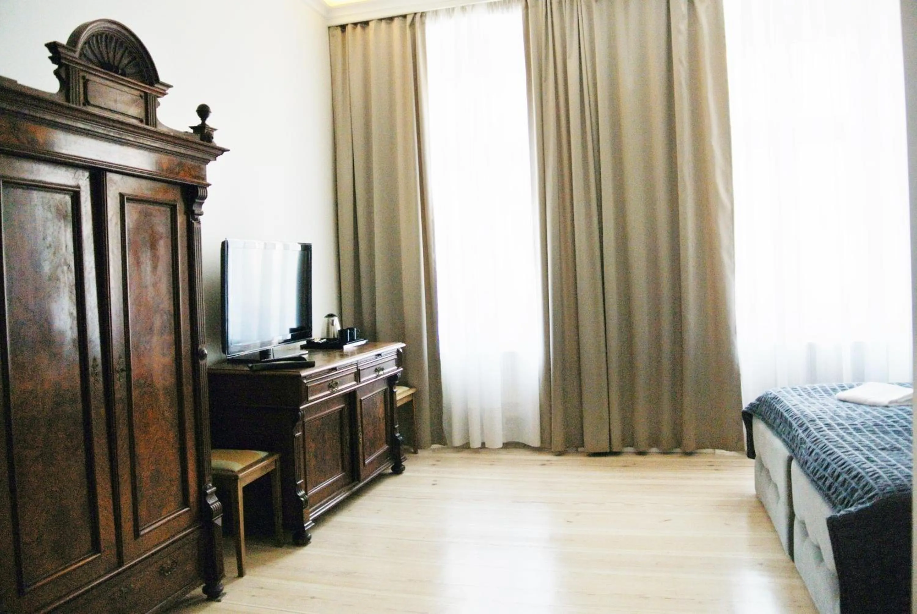 Coffee/tea facilities, Bed in Kamienica Bankowa Residence