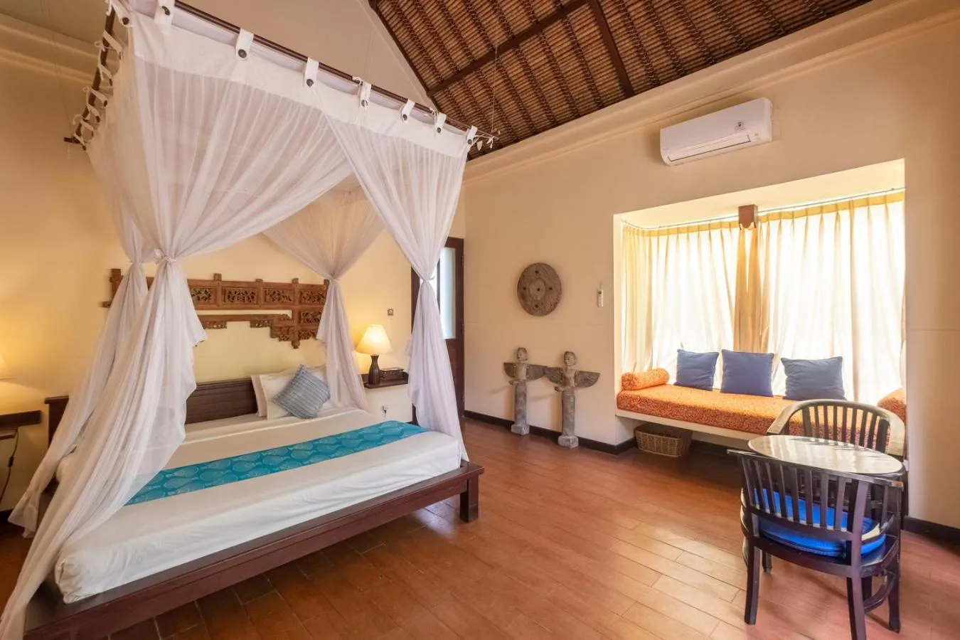 Bed in Amertha Bali Villas