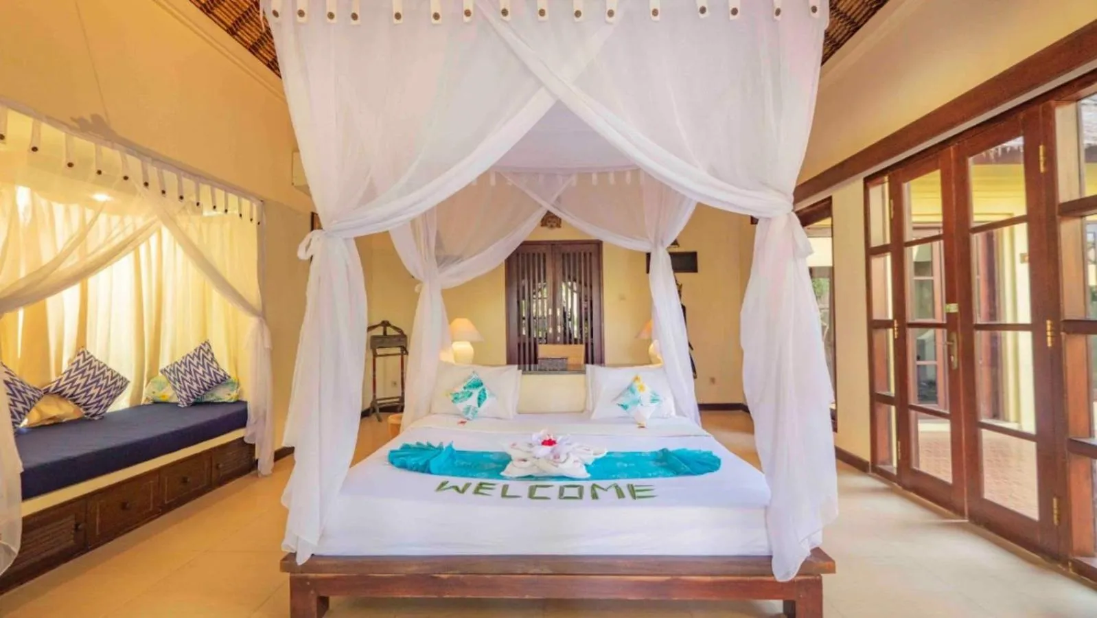 Photo of the whole room, Bed in Amertha Bali Villas