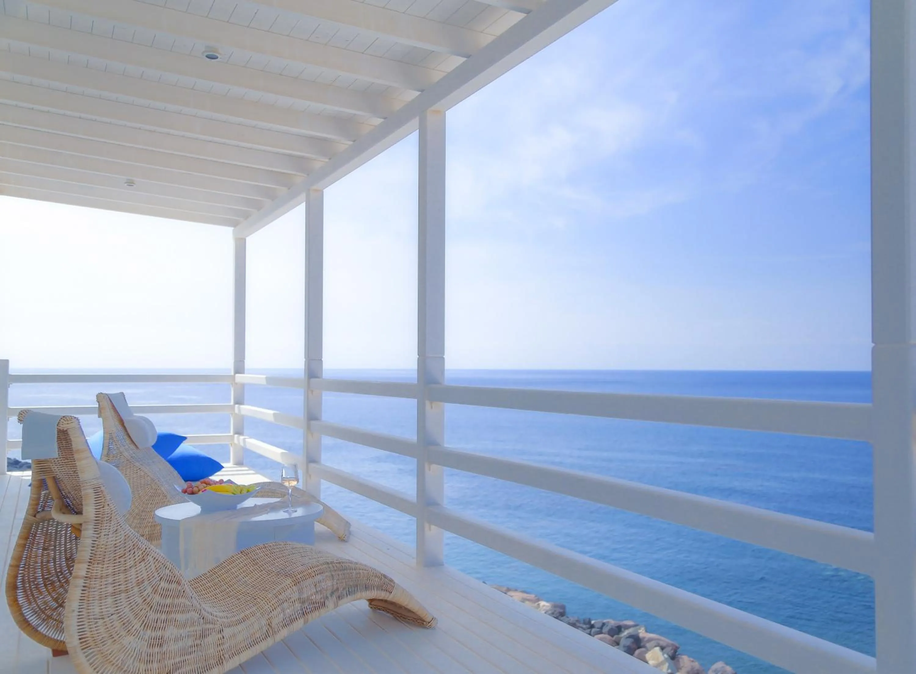 Balcony/Terrace in Notos Therme and Spa