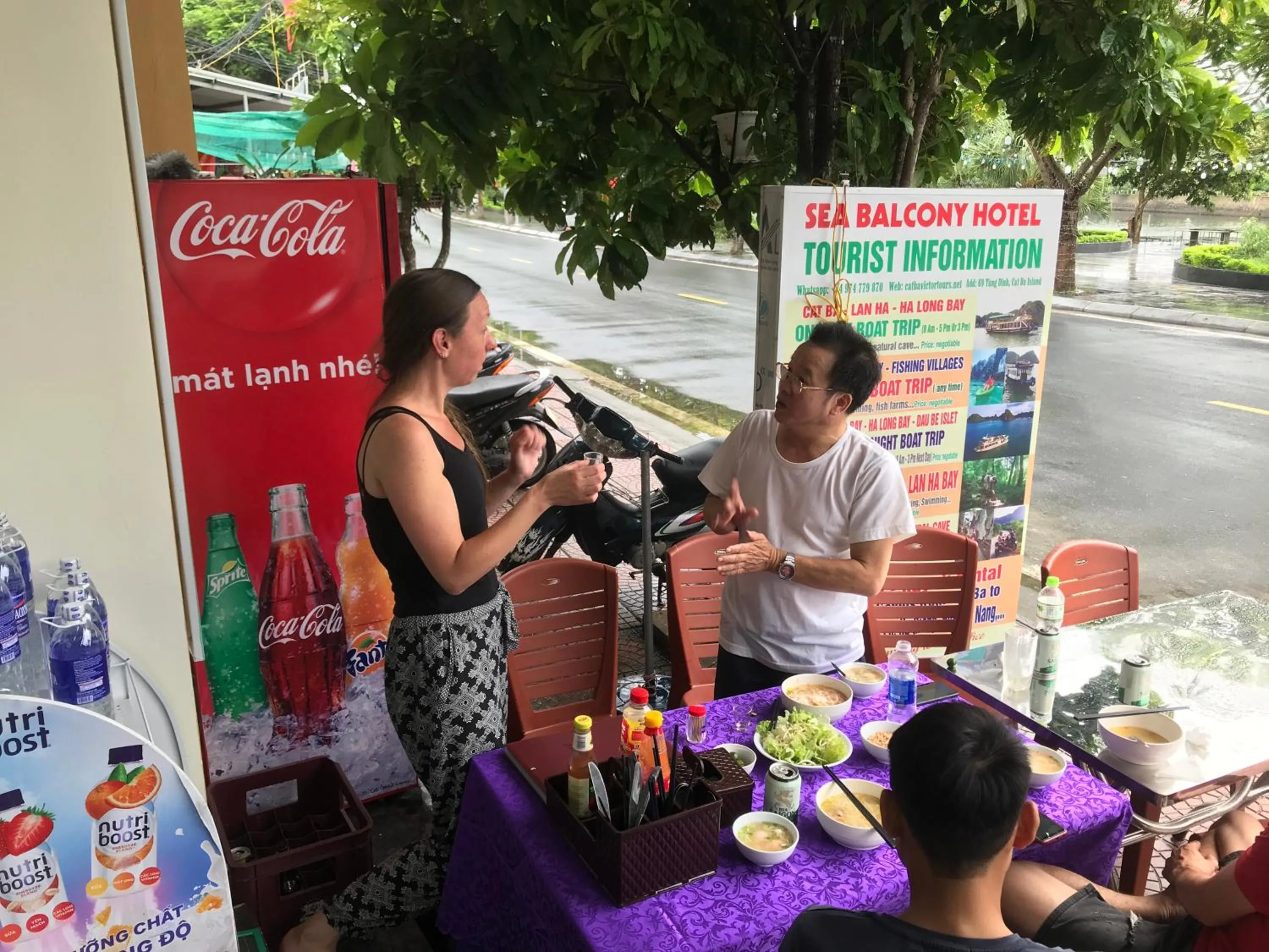 Breakfast in Sea Balcony Hotel