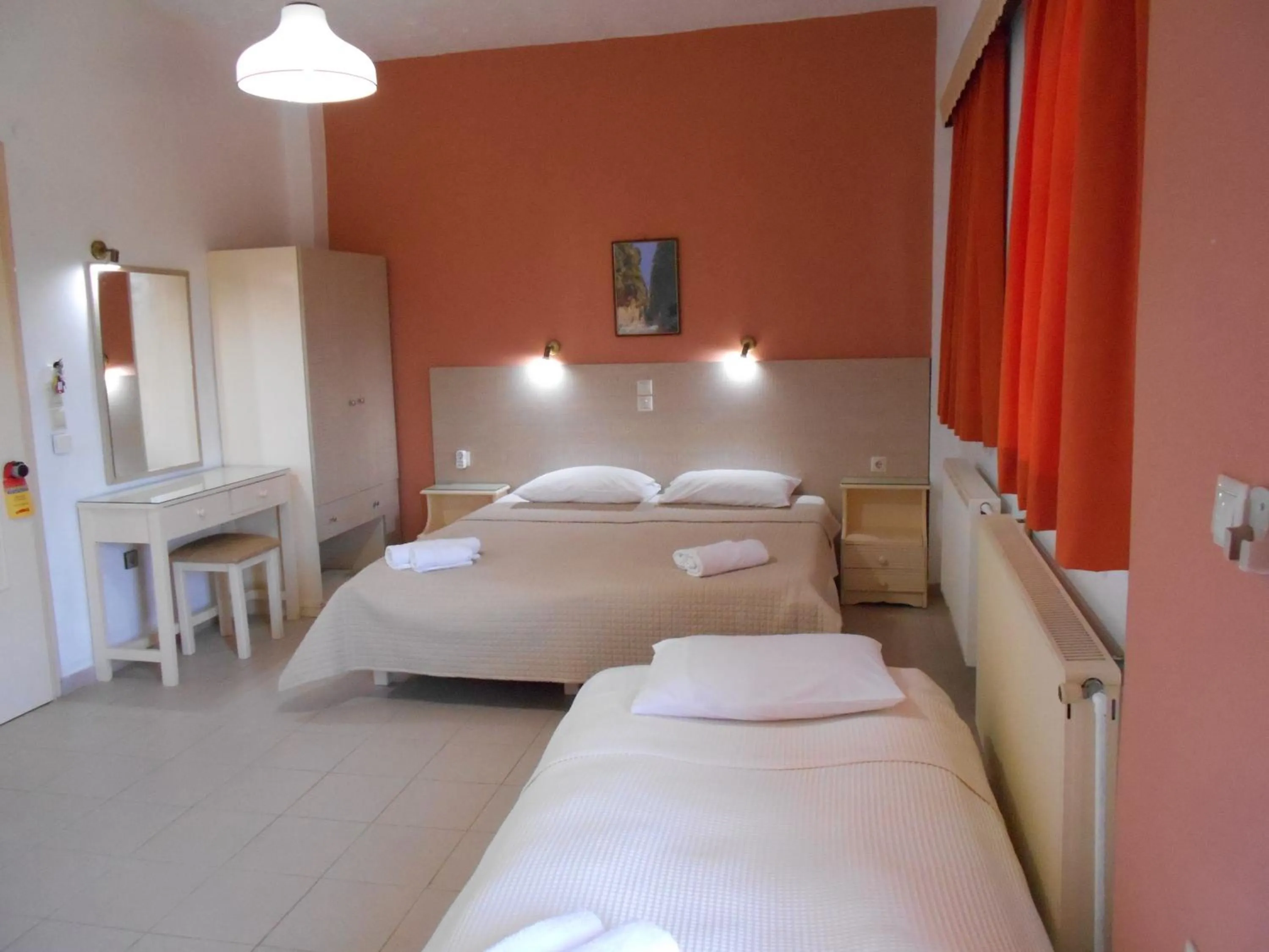 Bed in Ilona Apartments Chania