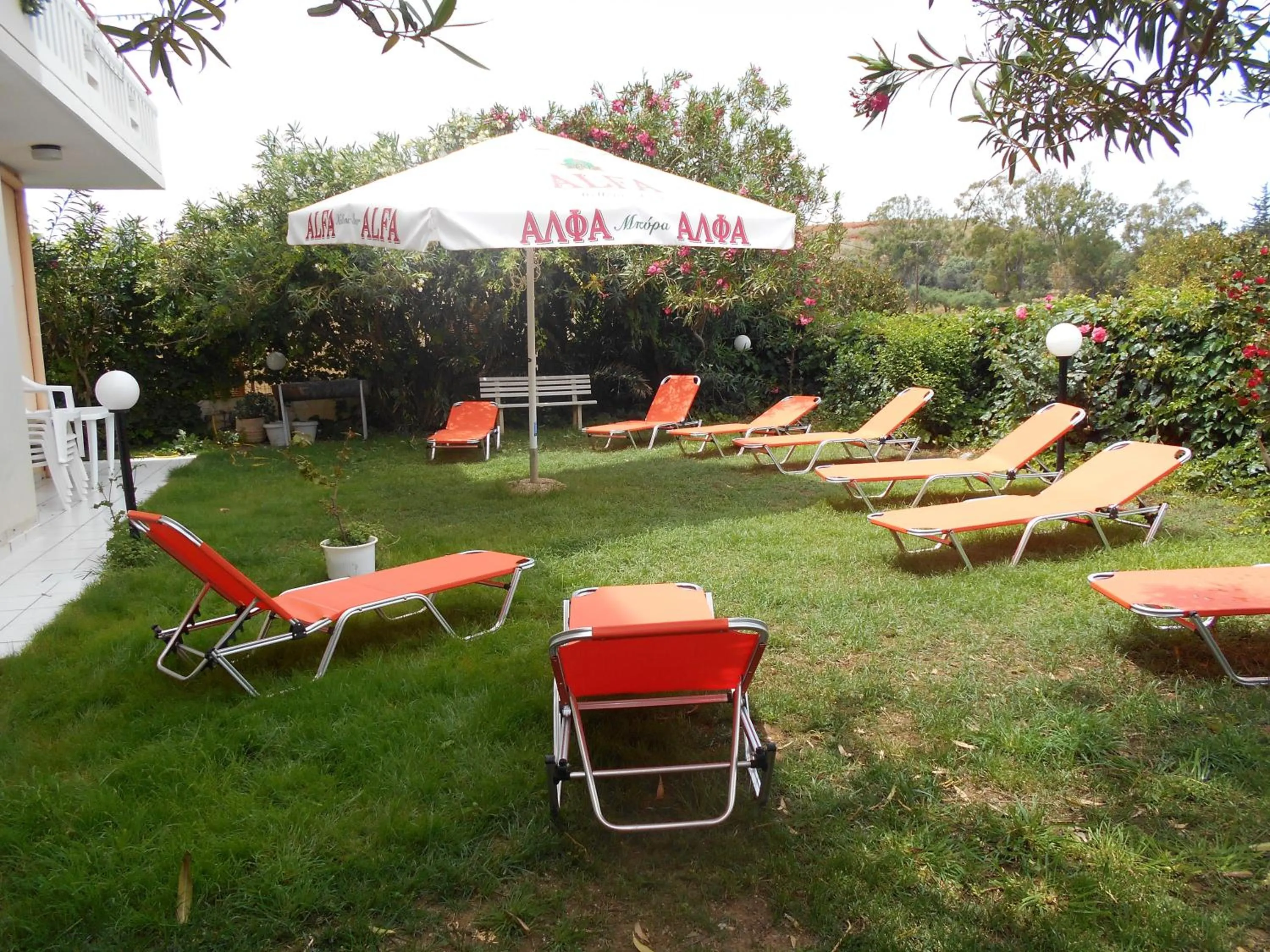 Garden in Ilona Apartments Chania