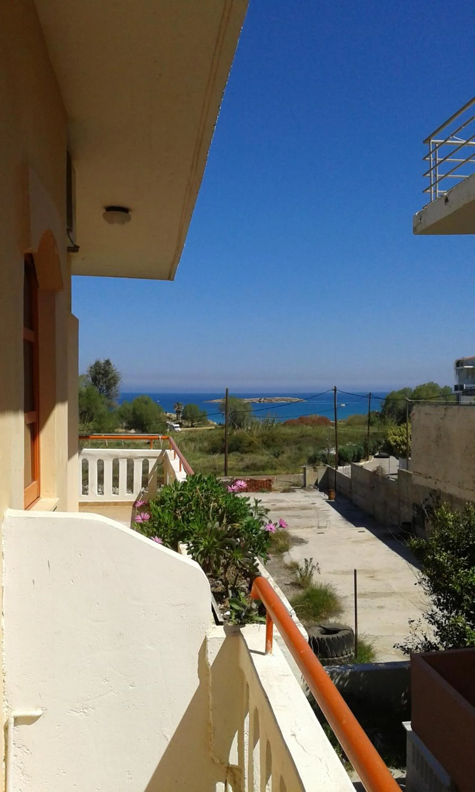 Sea view in Ilona Apartments Chania