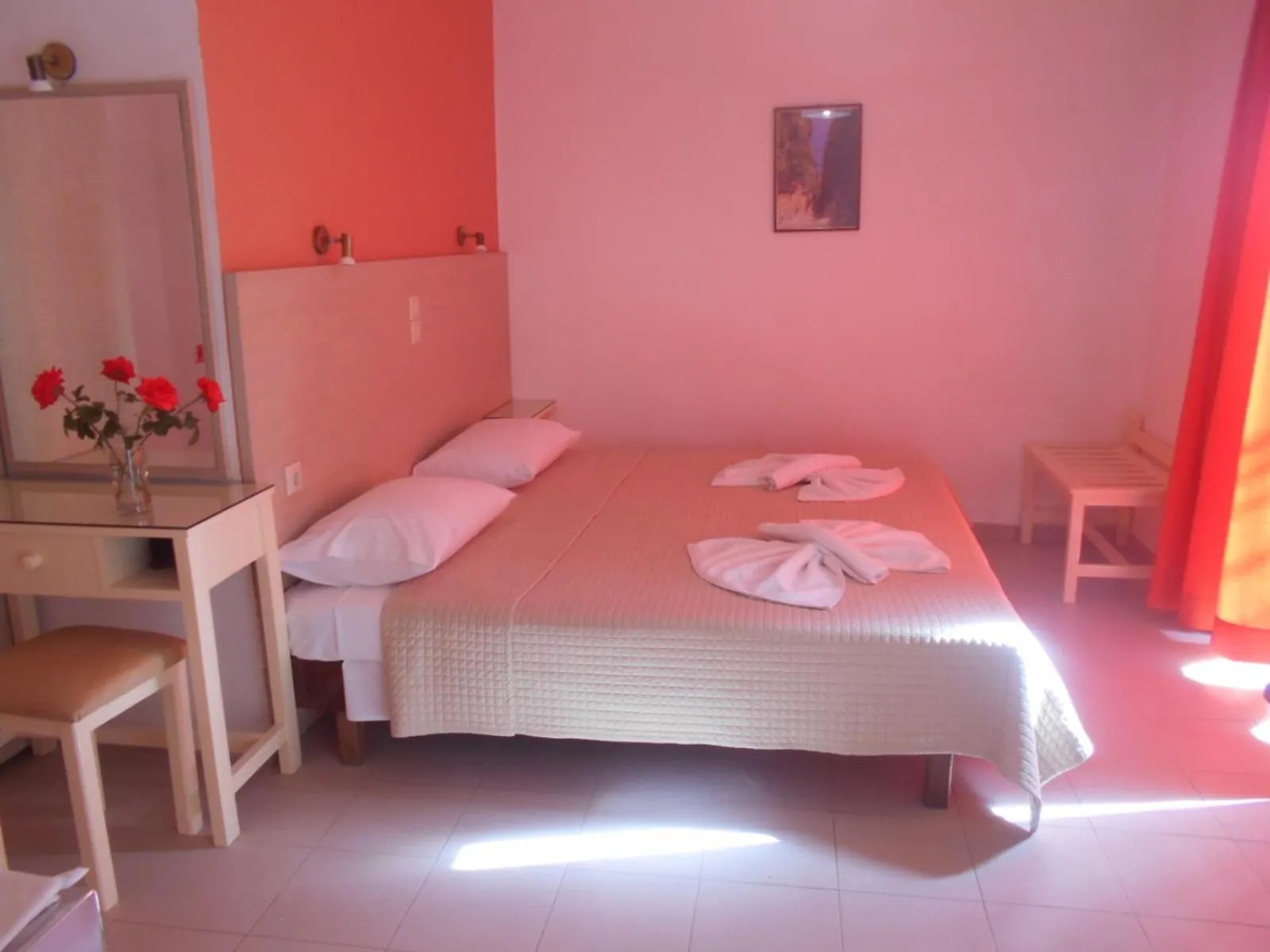 Bed in Ilona Apartments Chania