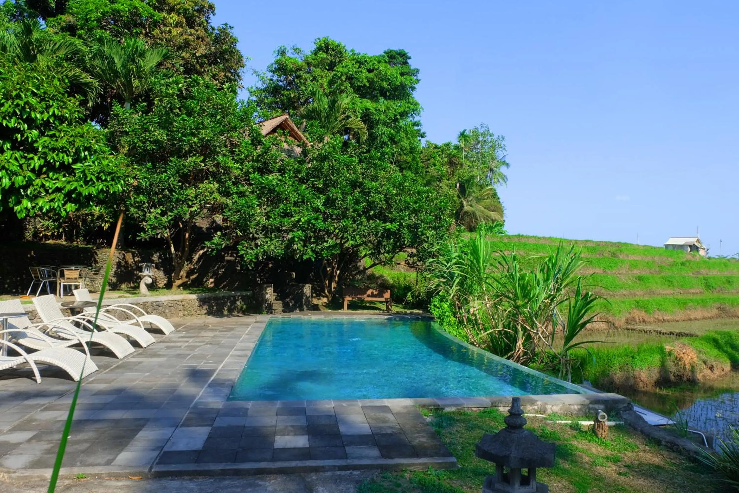 Swimming pool in Puri Taman Sari Resort