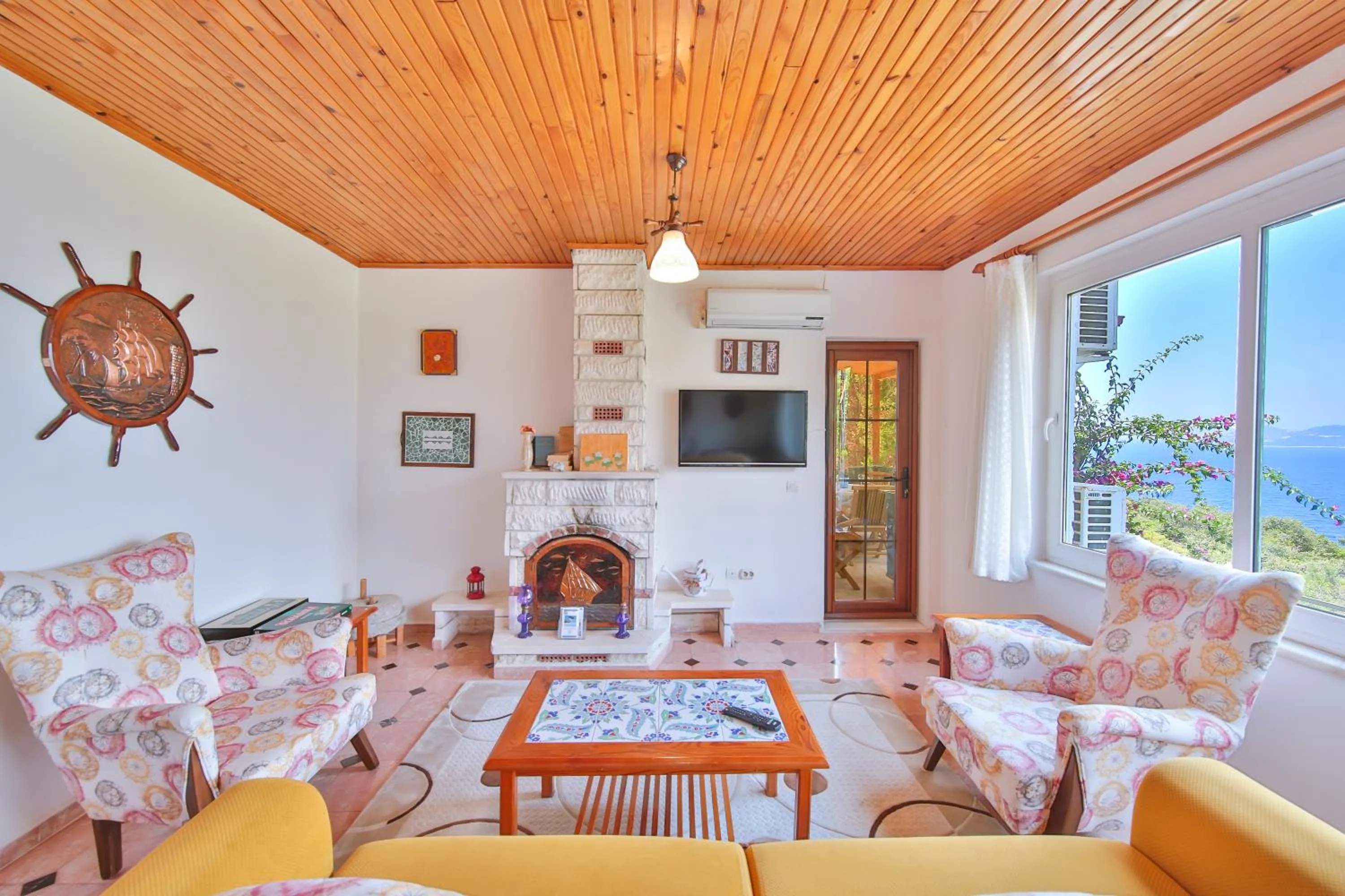 Seating area in Villa Dundar - Kas Apartments