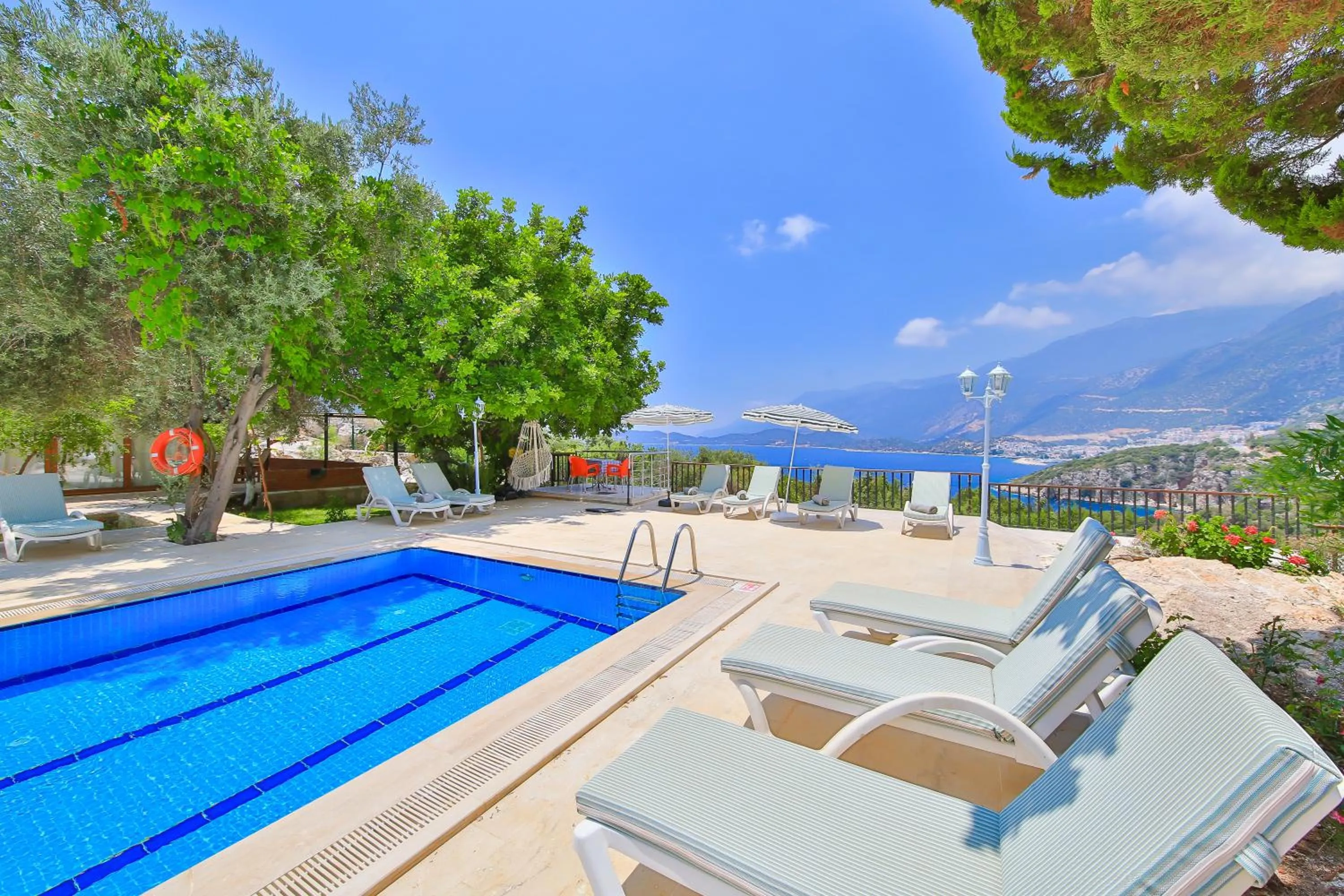 Pool view in Villa Dundar - Kas Apartments