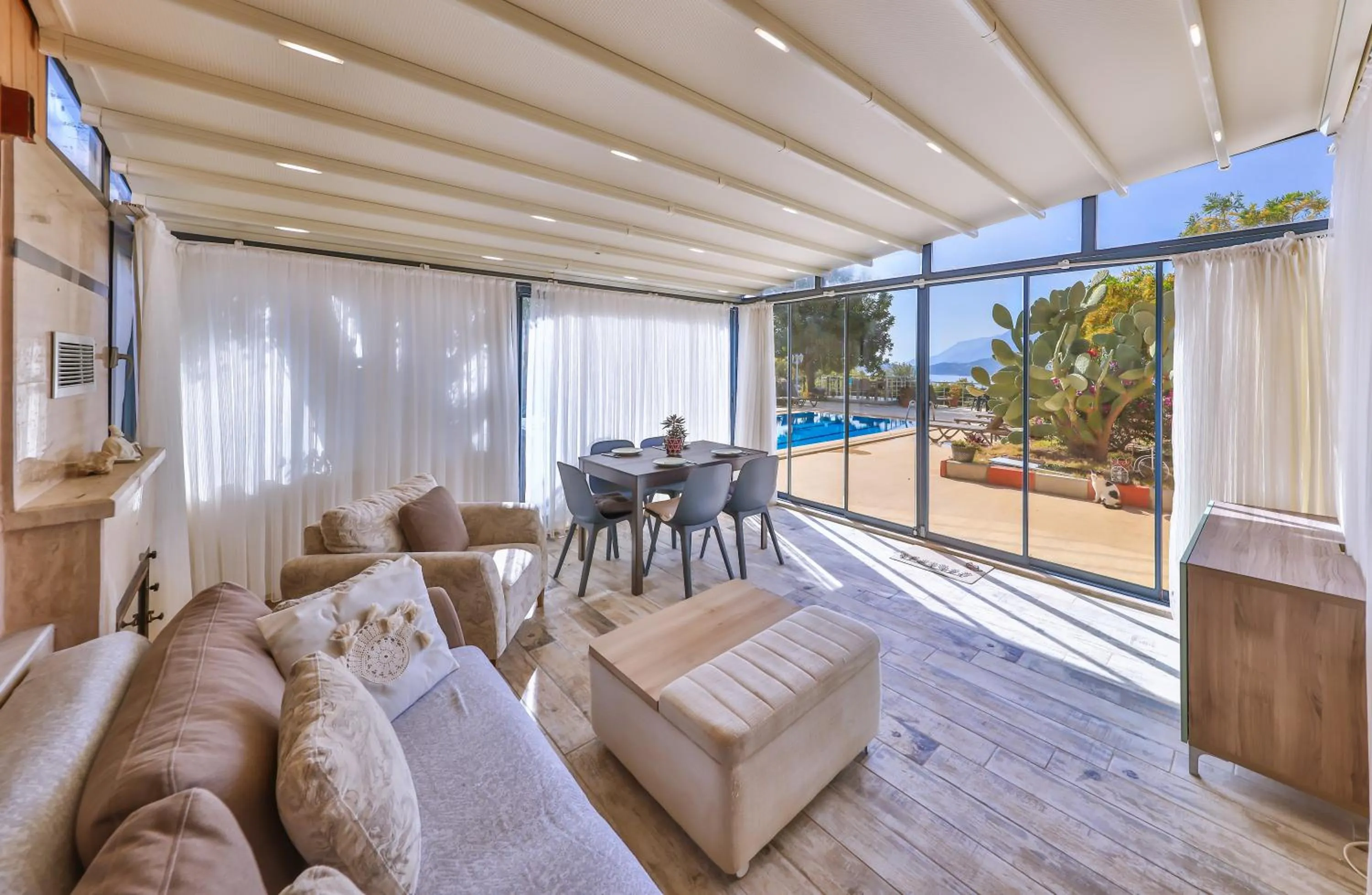 Seating area in Villa Dundar - Kas Apartments