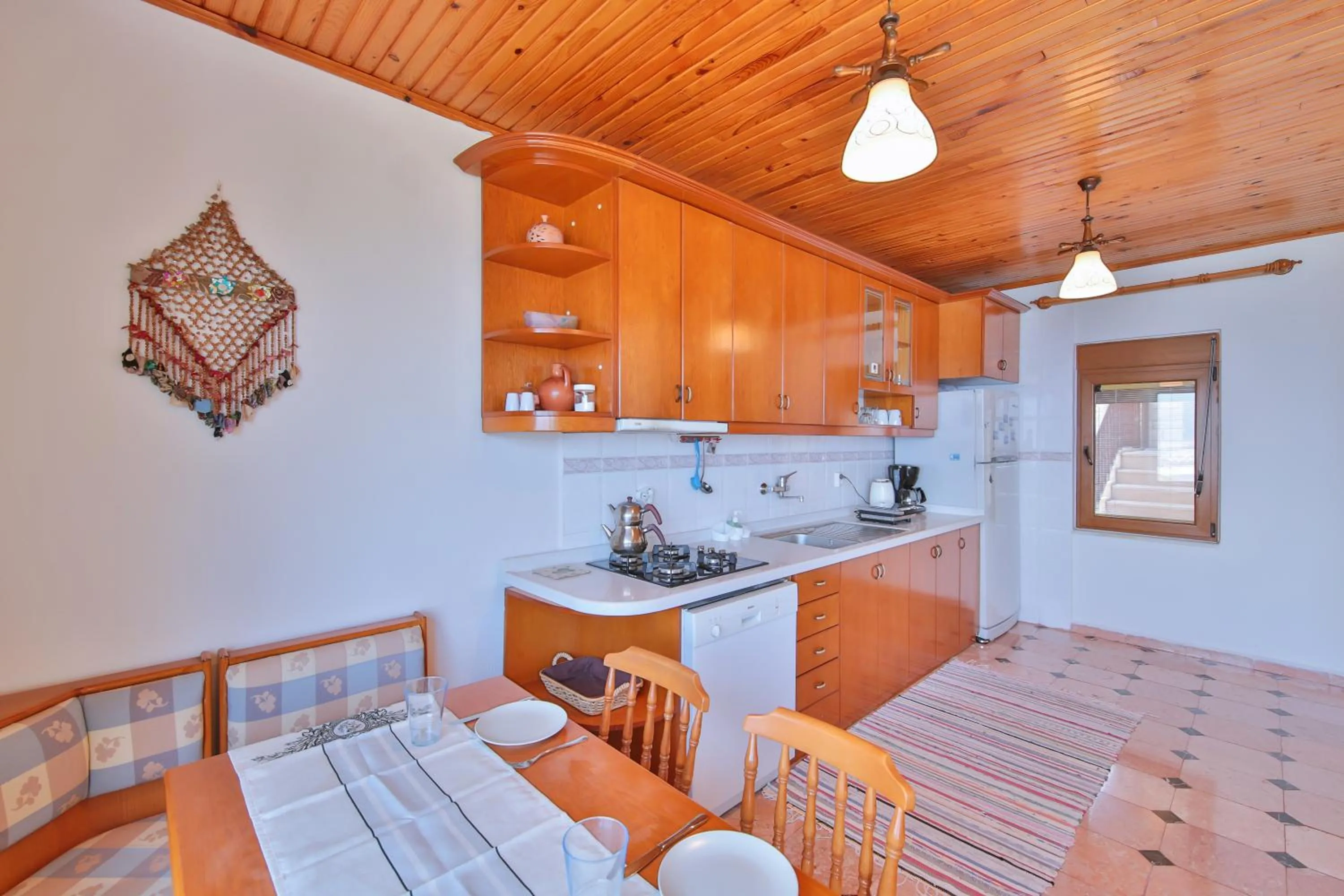 Kitchen or kitchenette in Villa Dundar - Kas Apartments